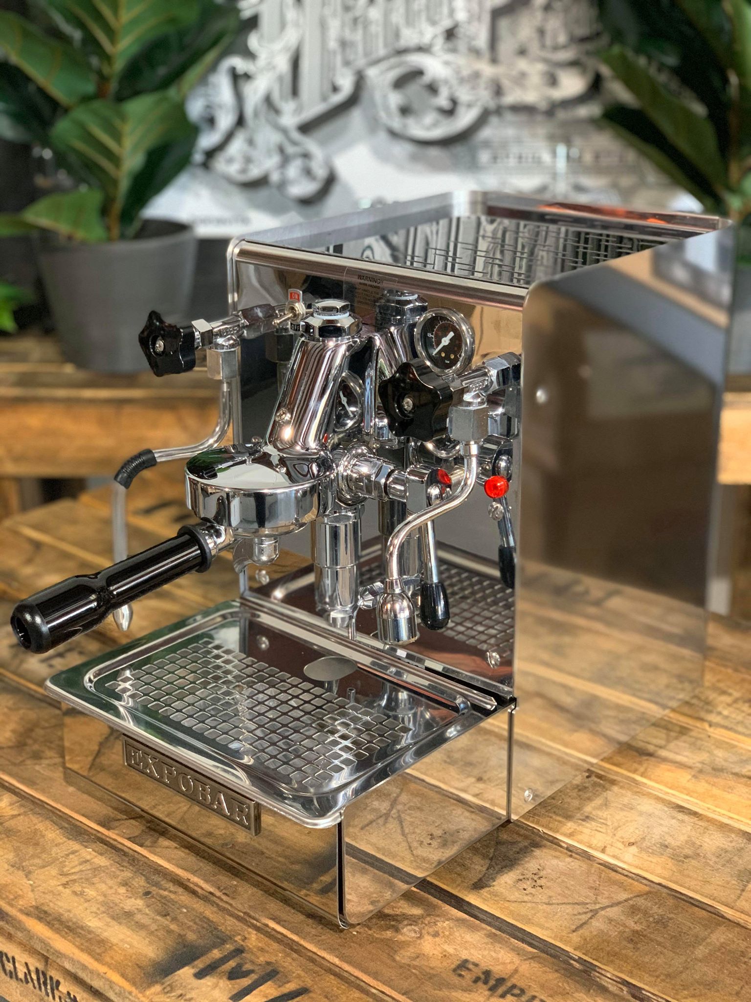 Expobar Office Leva 1 Group Coffee Machine Stainless Steel - New (Plumbed In)