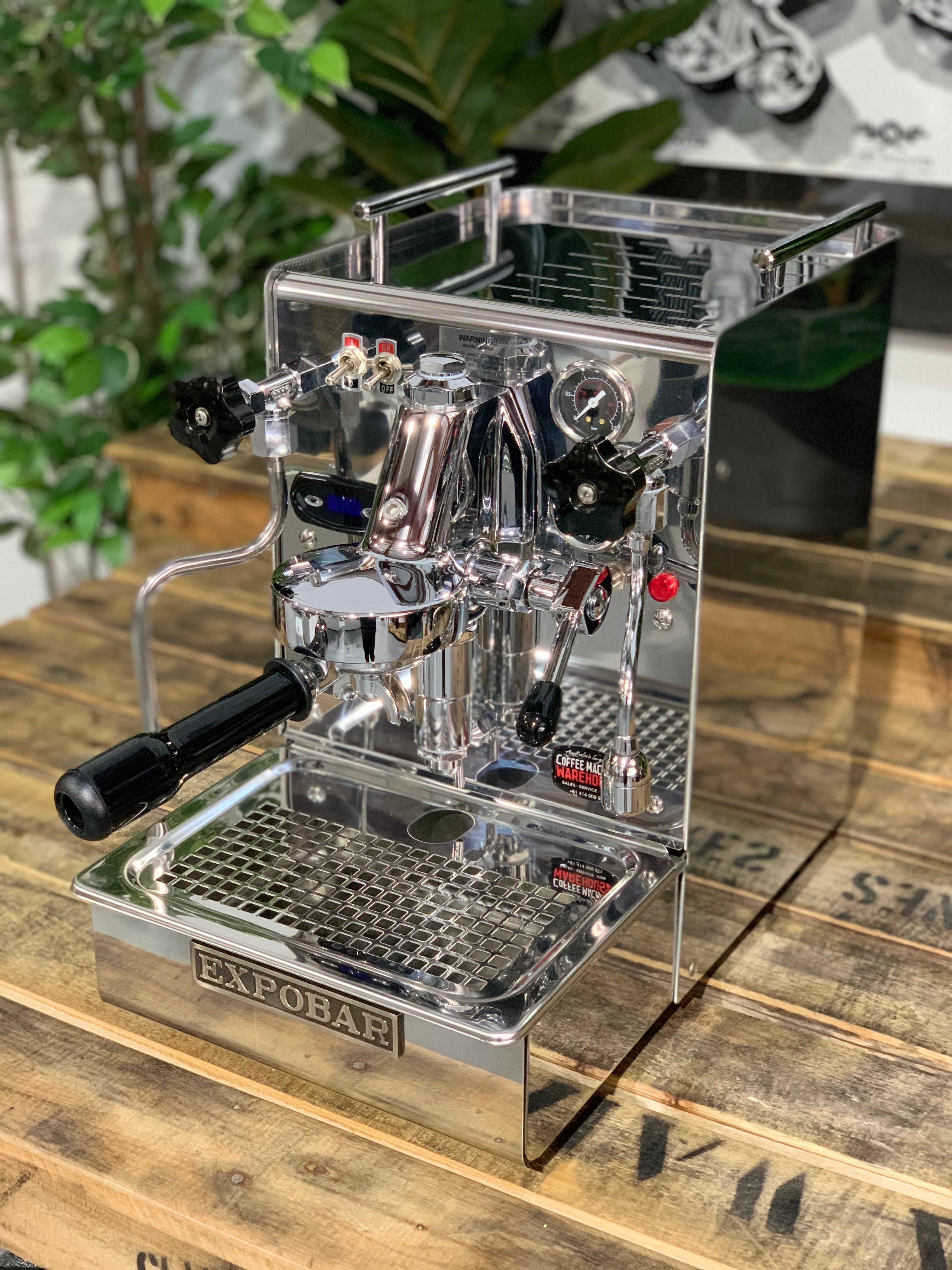 Expobar Office Barista Minore 1 Group Coffee Machine Stainless Steel - New