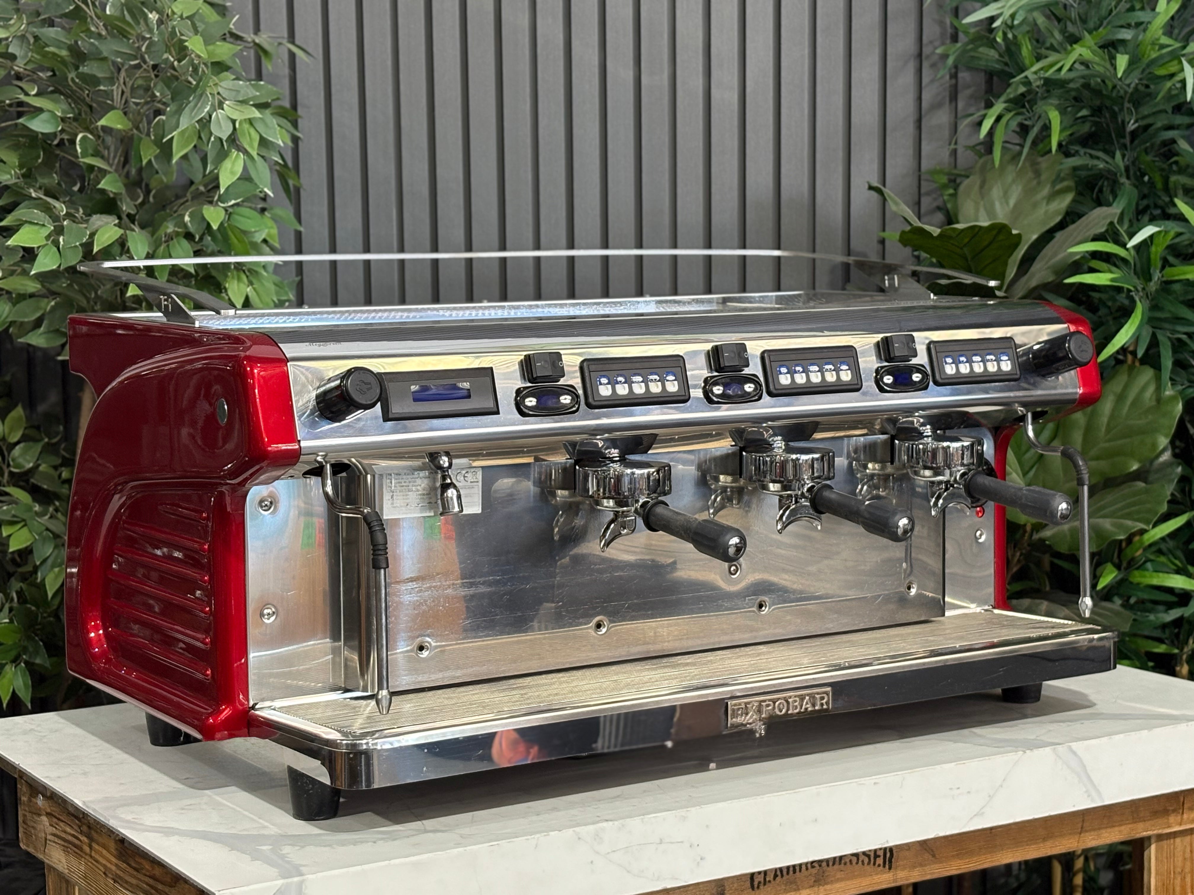 Expobar Ruggero Multiboiler 3 Group Gloss Red - Used