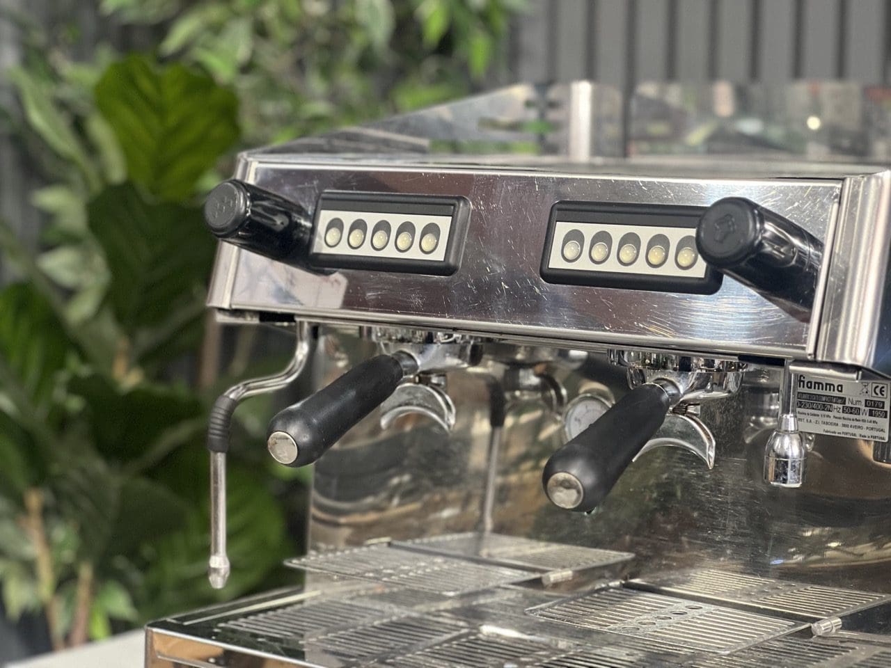 Fiamma Atlantic Compact 2 Group Stainless Espresso Coffee Machine