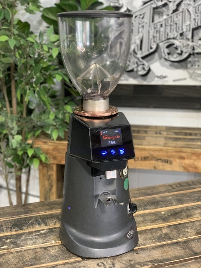 Fiorenzato F71KE Pro Electronic Coffee Grinder – Dark Grey