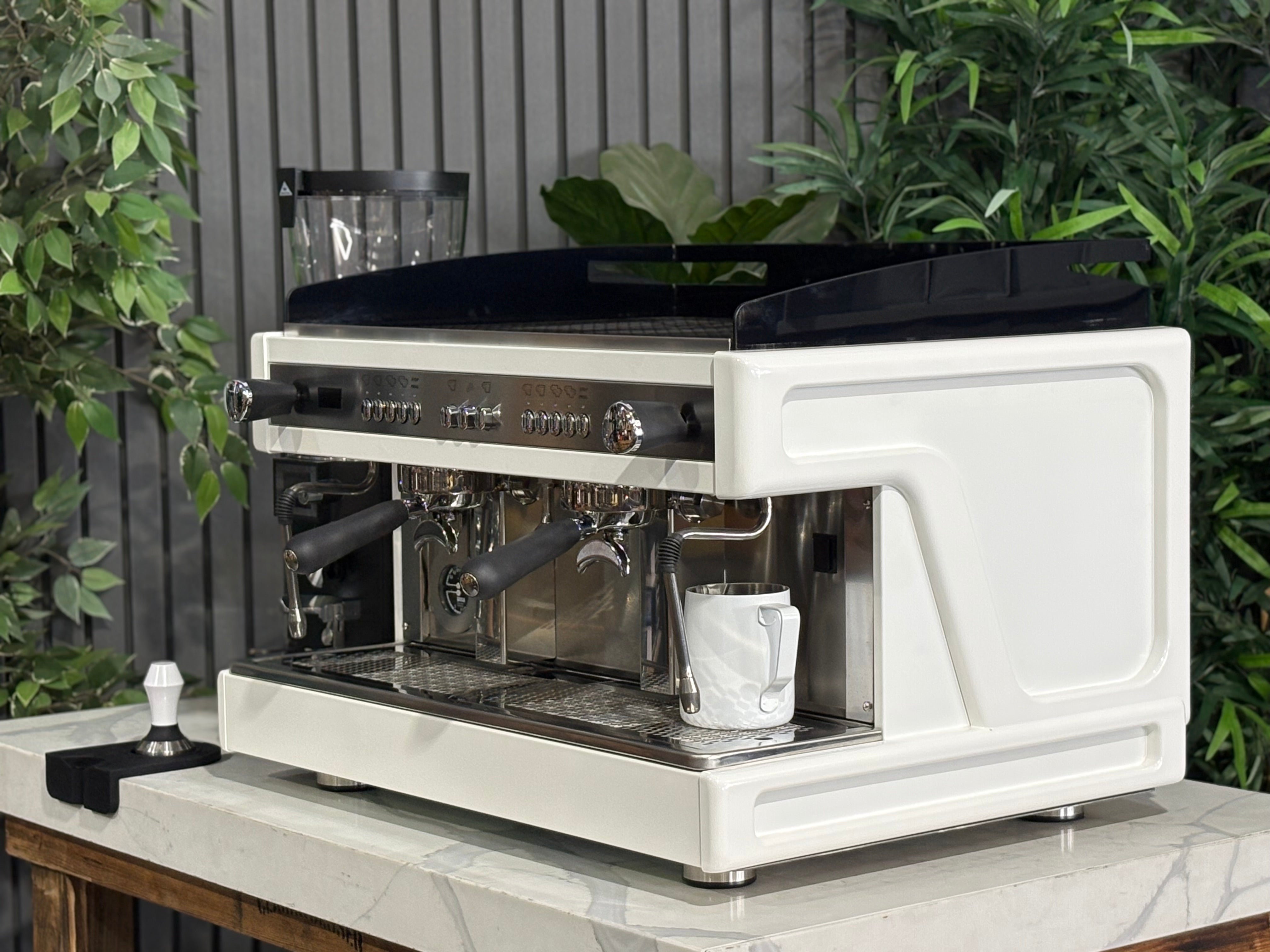 Wega Airy 2 Group Coffee Machine with Interchangeable Colour Panels & Mahlkönig E65S Grinder Package - New