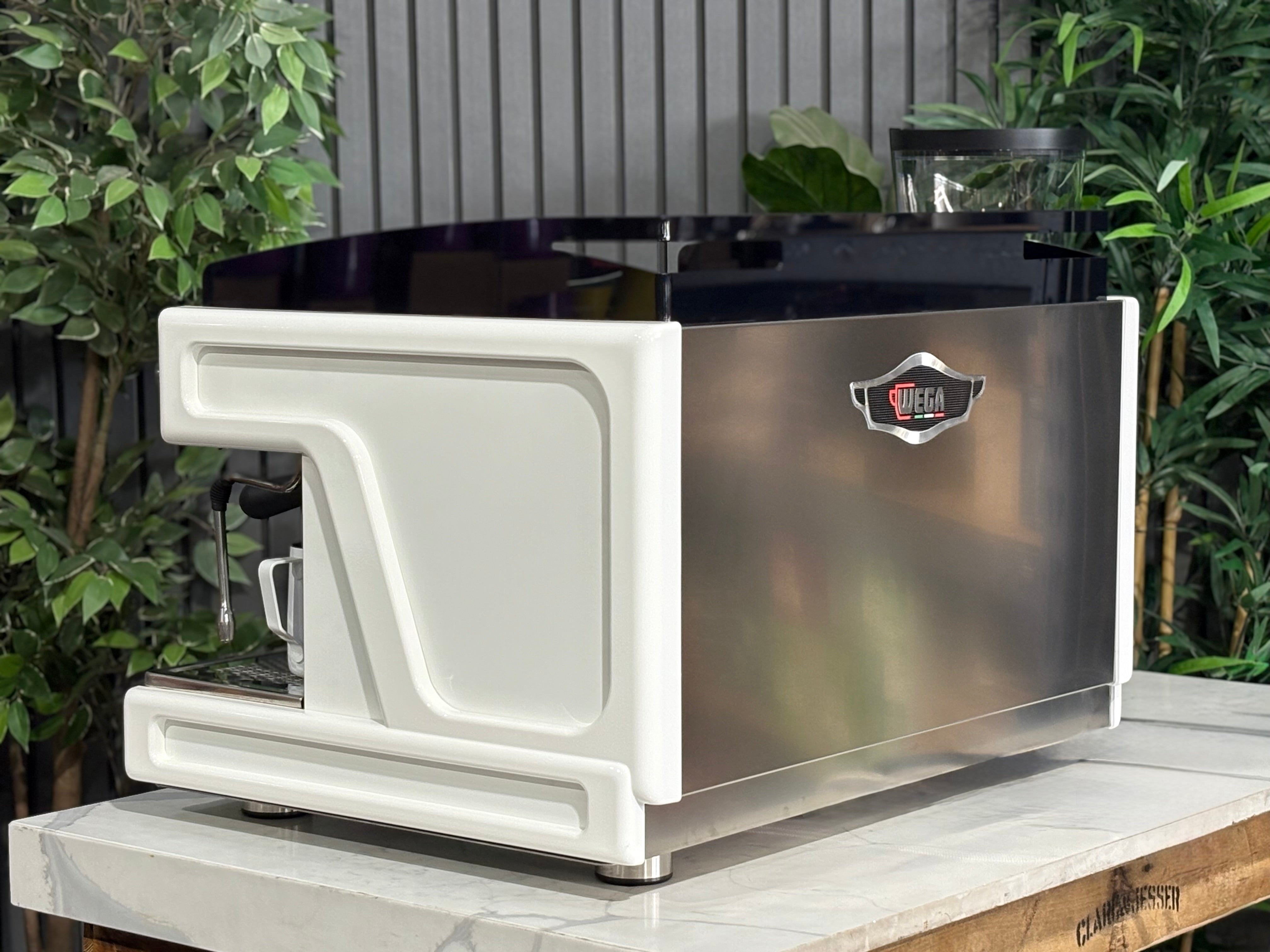 Wega Airy 2 Group Coffee Machine with Interchangeable Colour Panels & Mahlkönig E65S Grinder Package - New