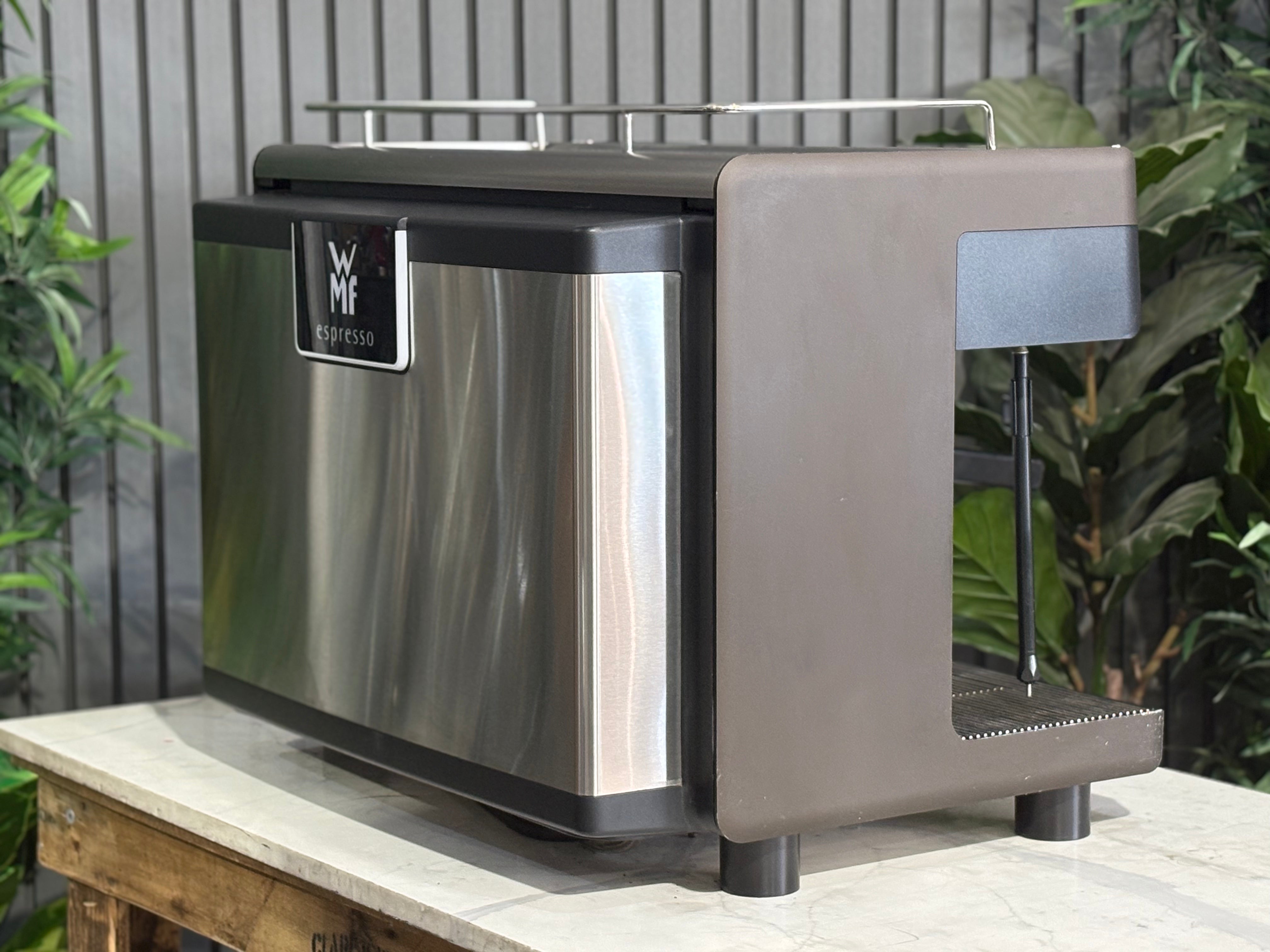 WMF Espresso Next Coffee Machine 2 Group - Built in Grinder & Tamper & Autosteam