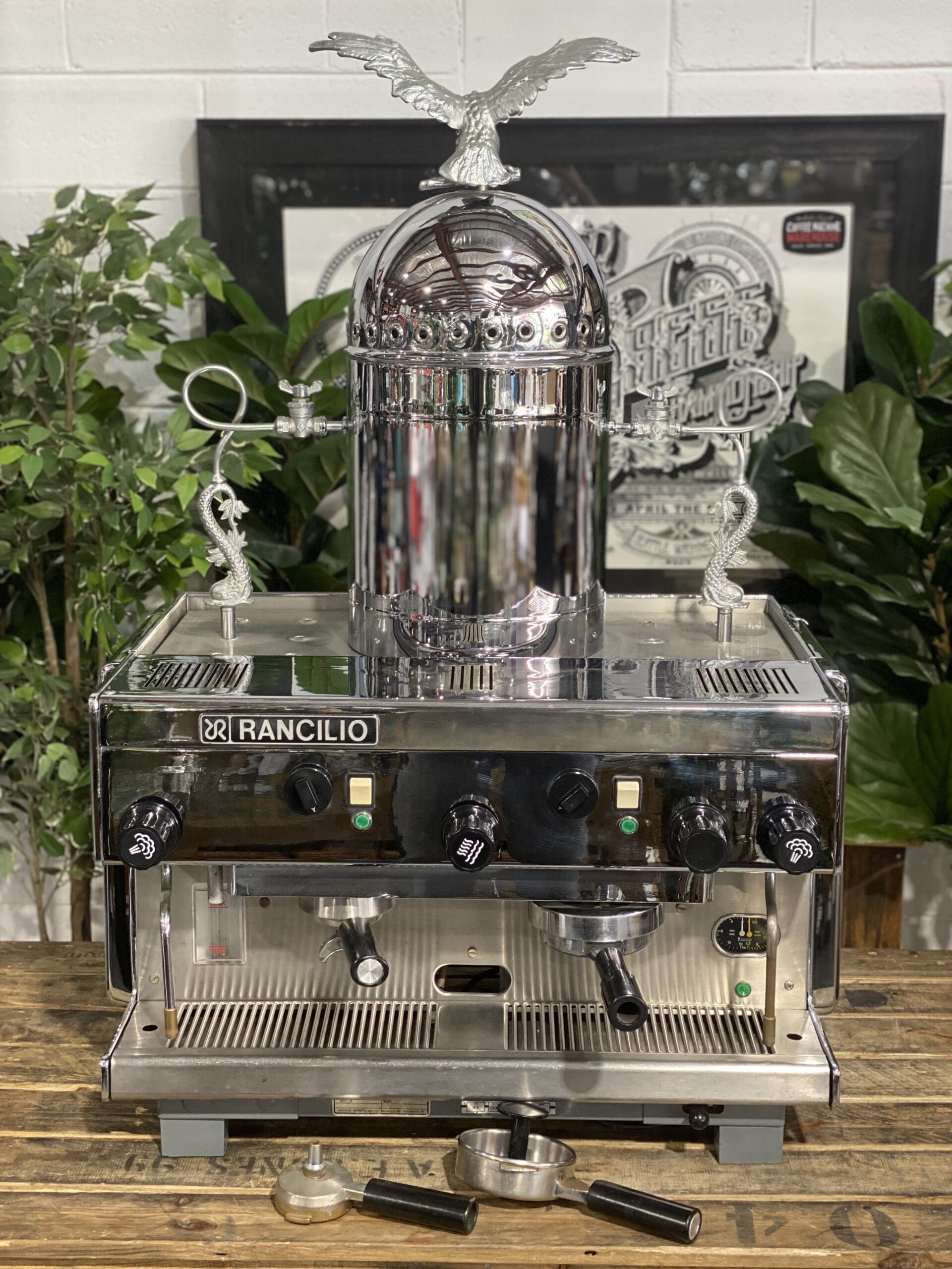 Rancilio 1980 Vintage Z9 Semi Automatic 2 Group- Chrome