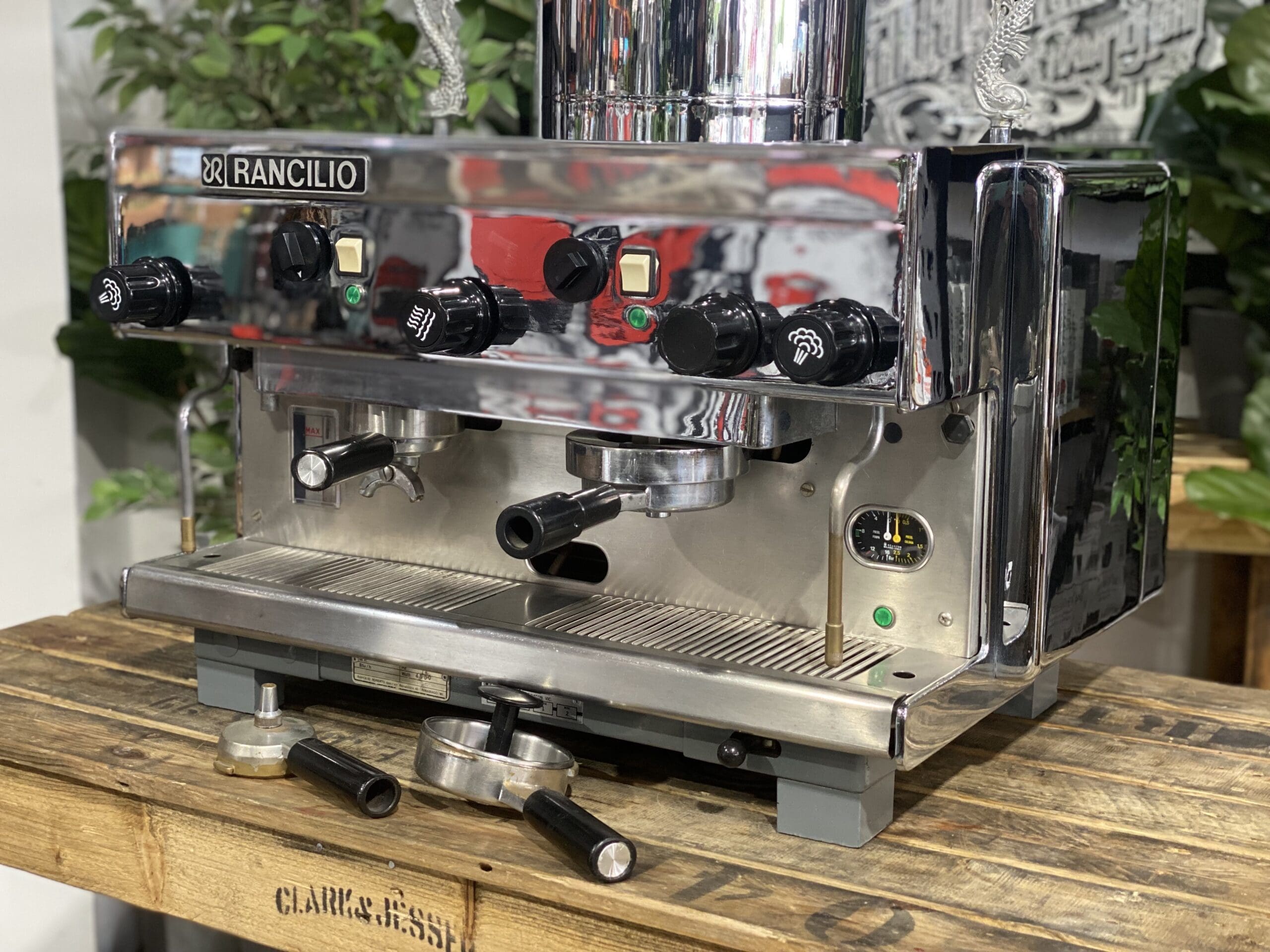 Rancilio 1980 Vintage Z9 Semi Automatic 2 Group- Chrome