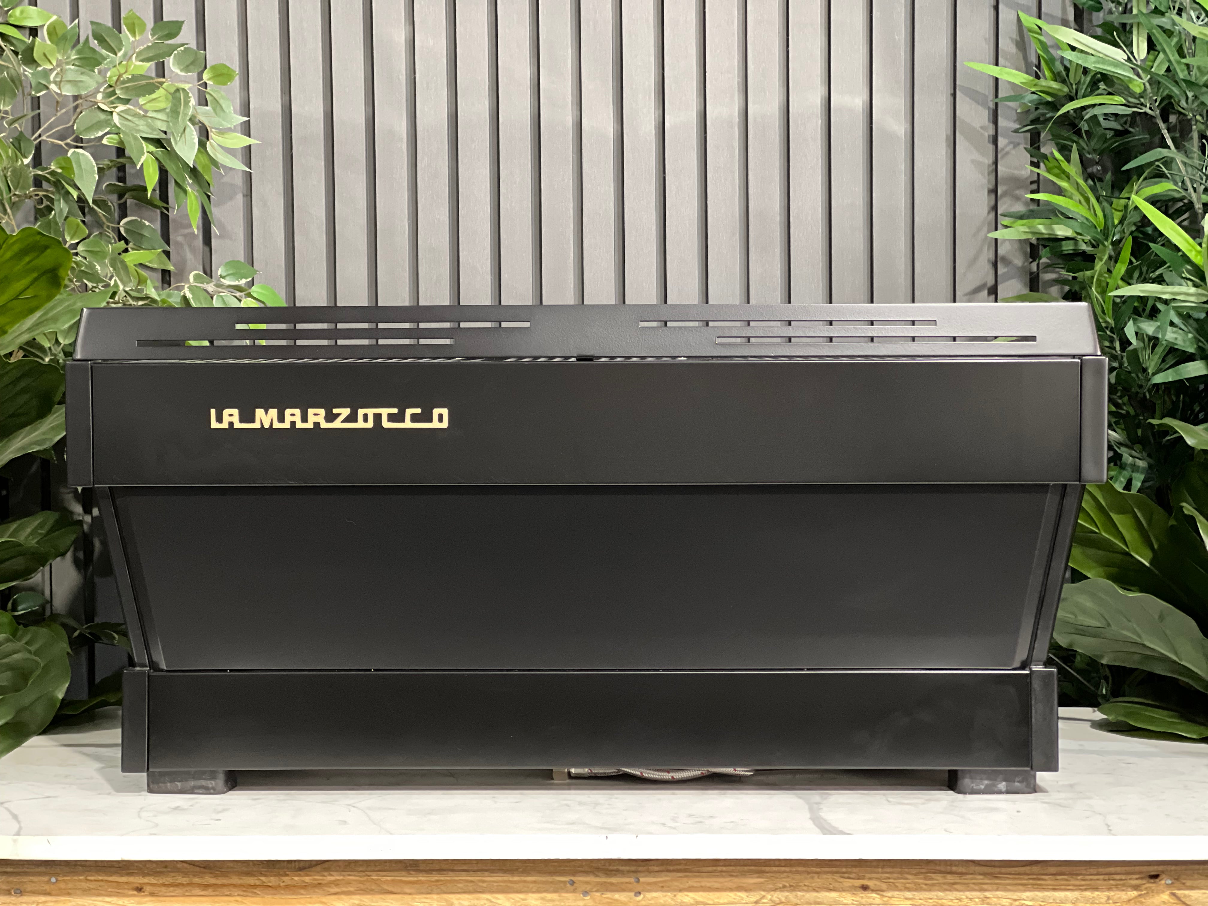 La Marzocco Linea PB 3 Group Black with Gold Pesado & Gold Logo - Used