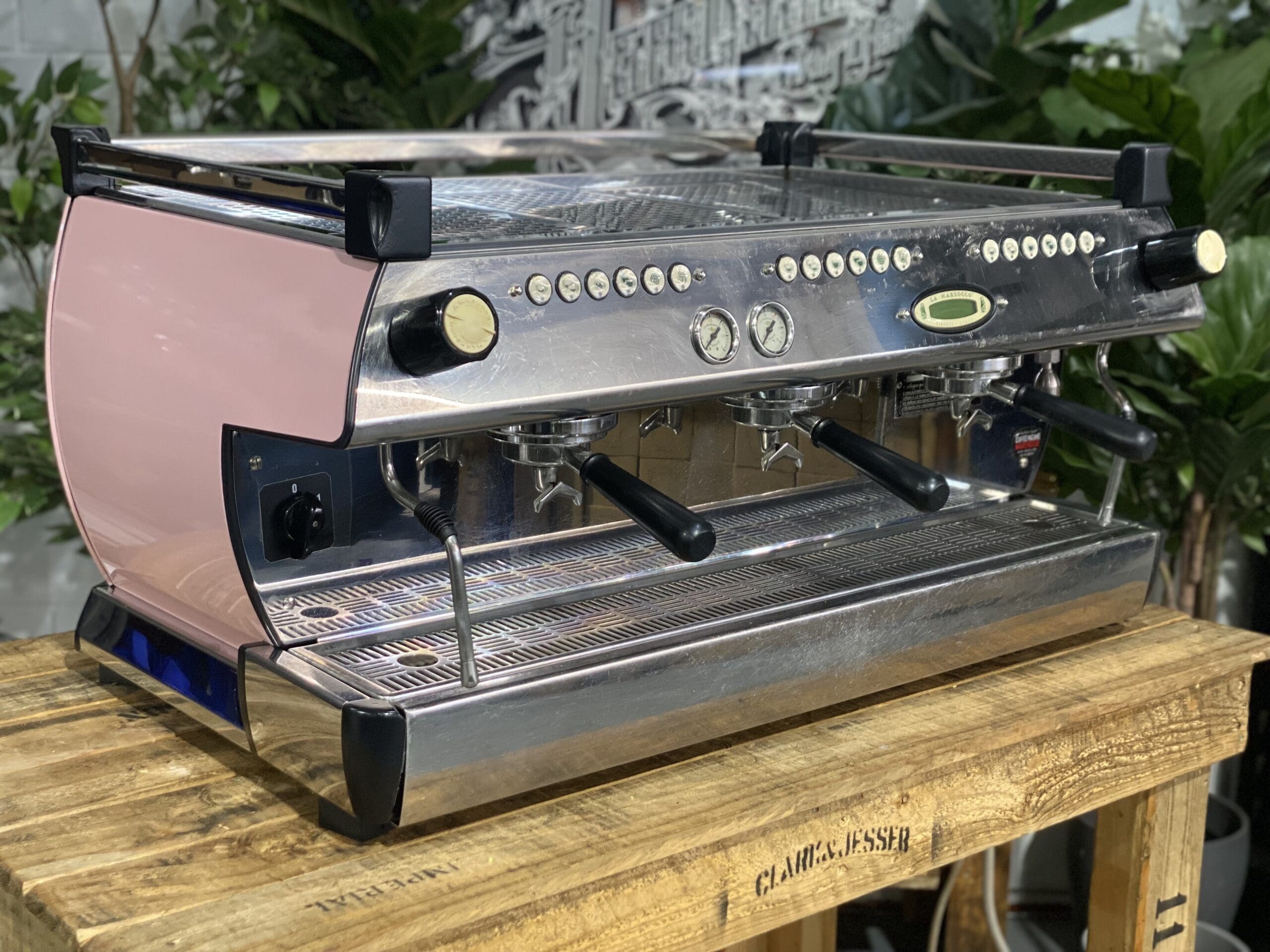 La Marzocco GB5 3 Group Baby Pink