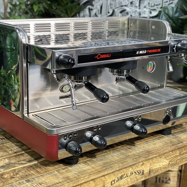 La Cimbali M22 Premium Group Red Silver Used
