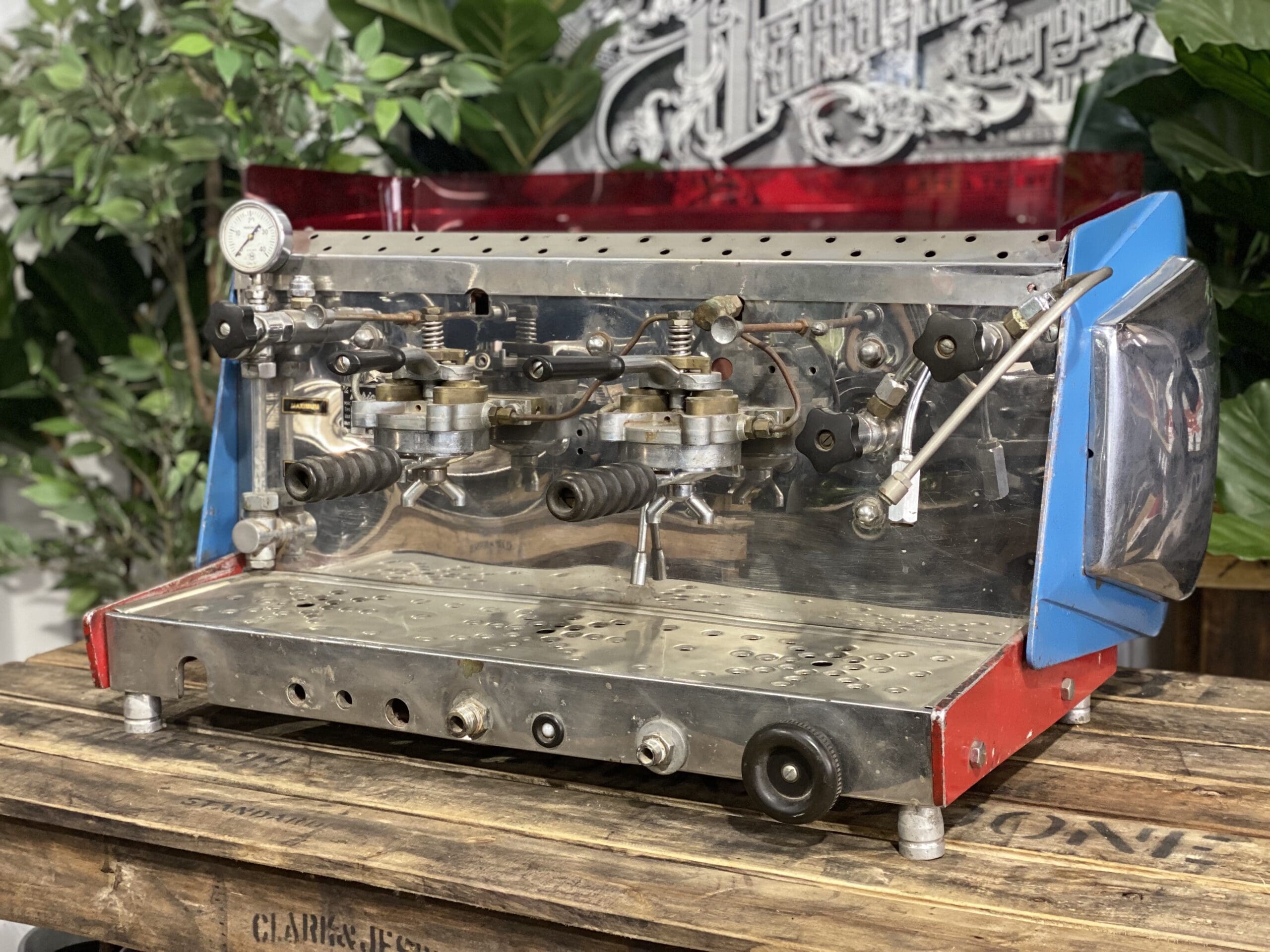 La Dorio Atlas Vintage Lever 2 Group Red & Blue