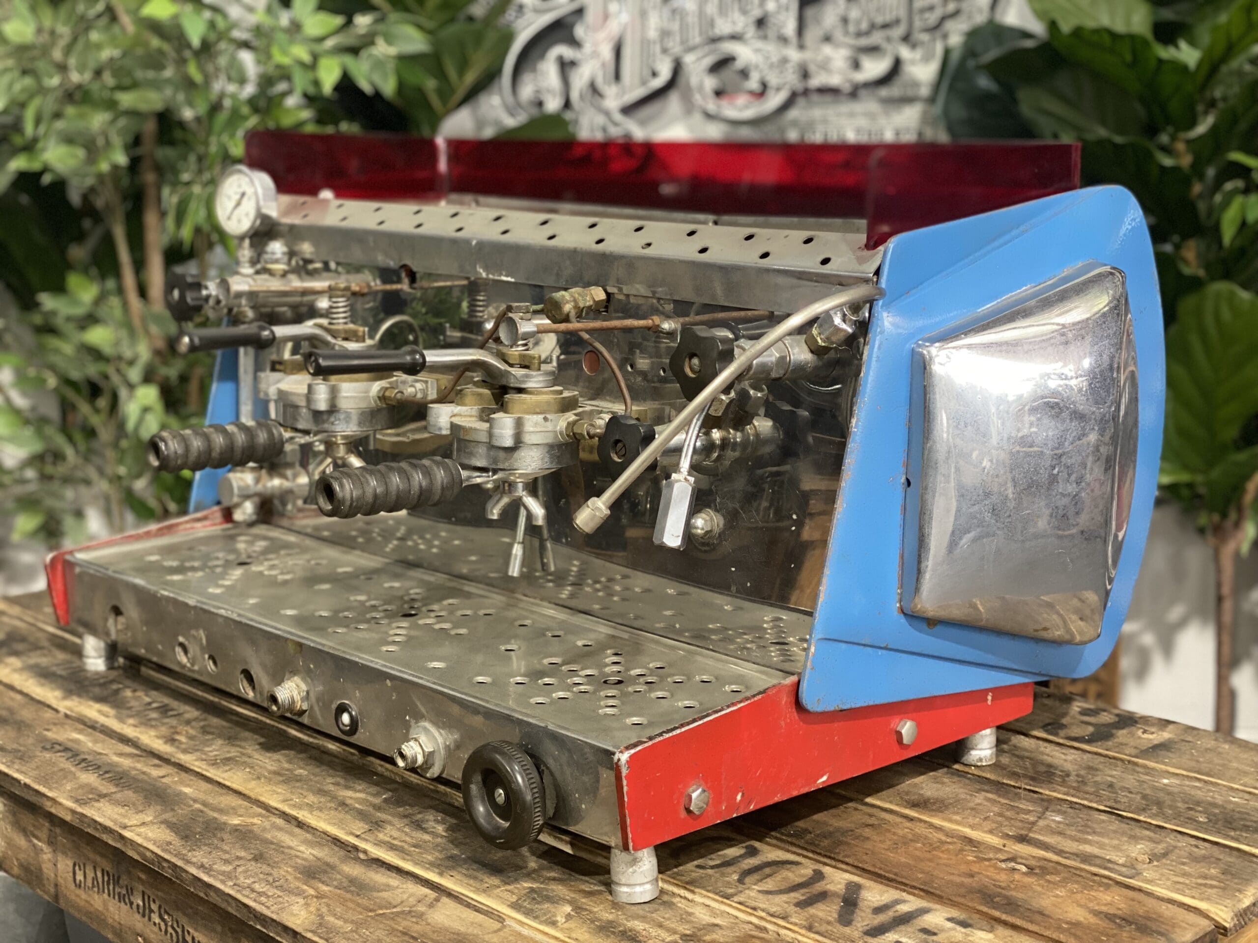 La Dorio Atlas Vintage Lever 2 Group Red & Blue