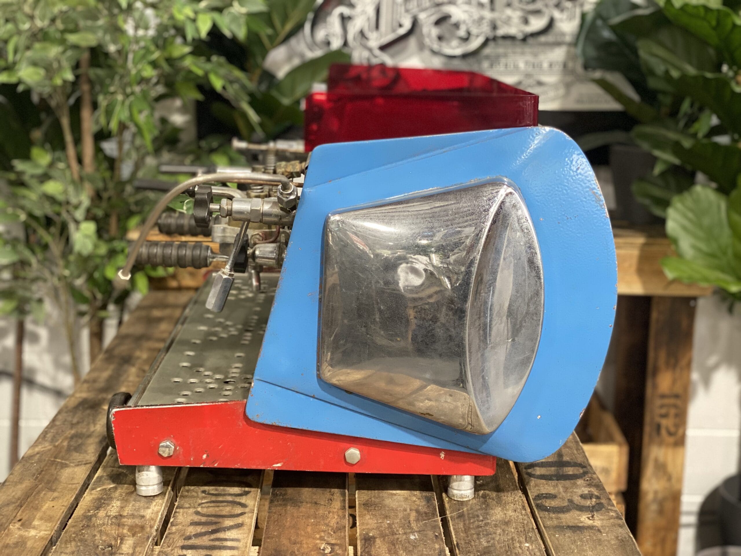 La Dorio Atlas Vintage Lever 2 Group Red & Blue