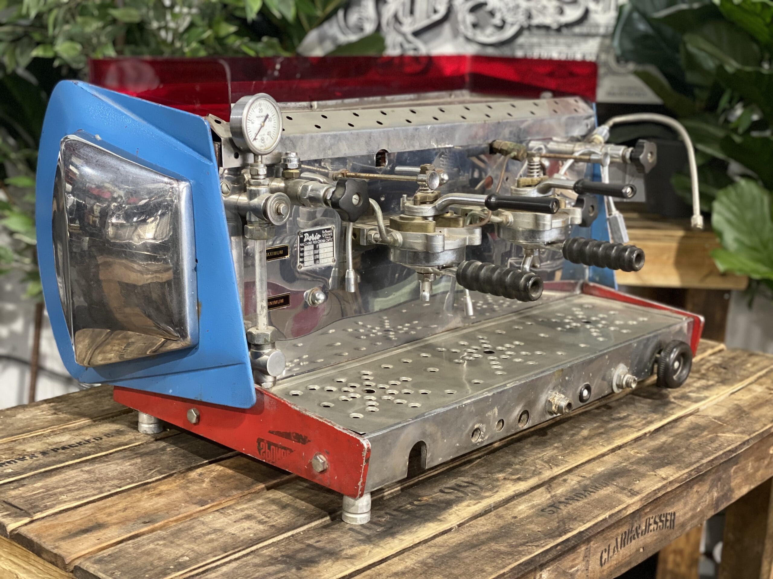 La Dorio Atlas Vintage Lever 2 Group Red & Blue