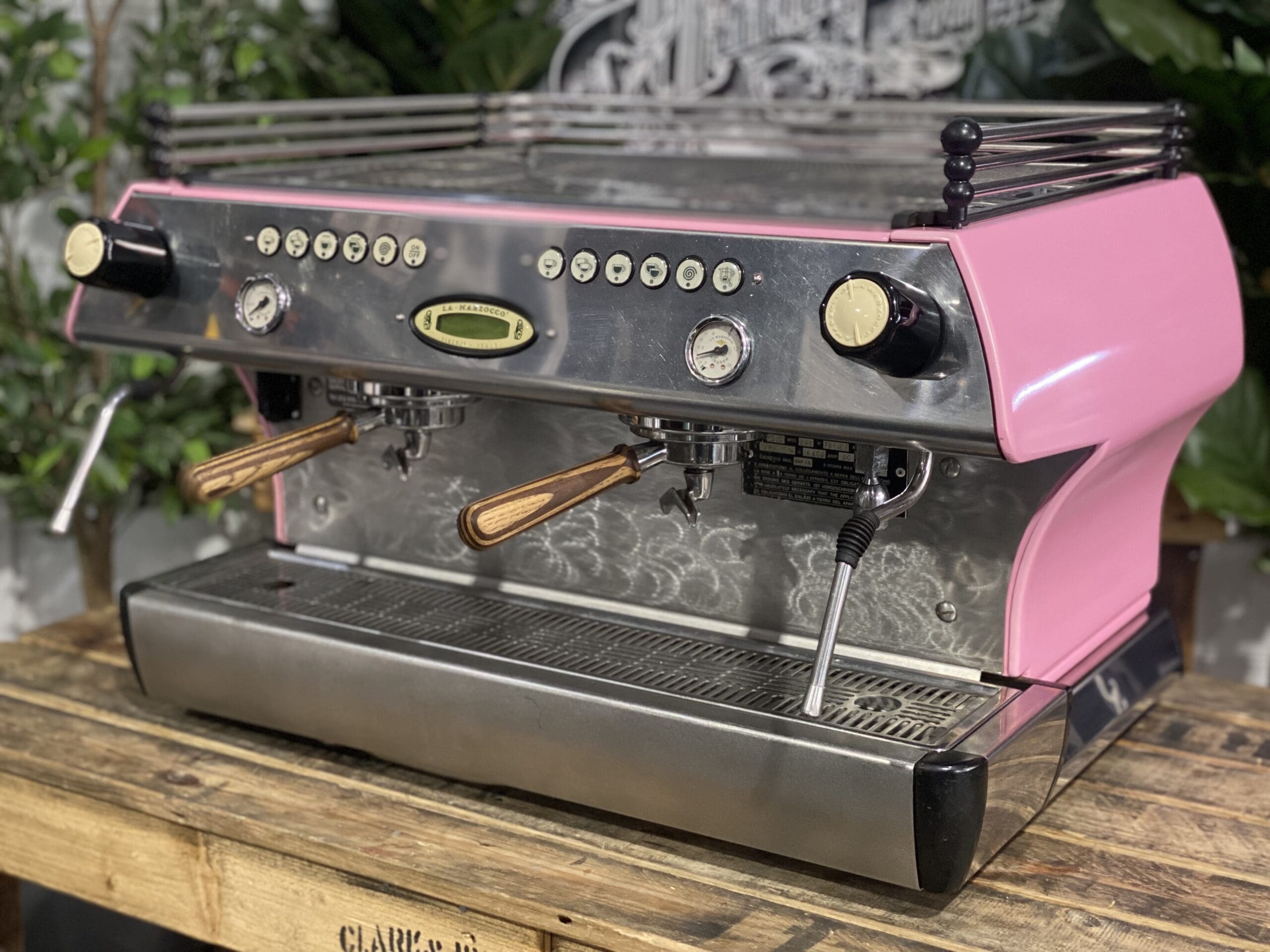 La  Marzocco FB80 2 Group Pink &amp; Timber