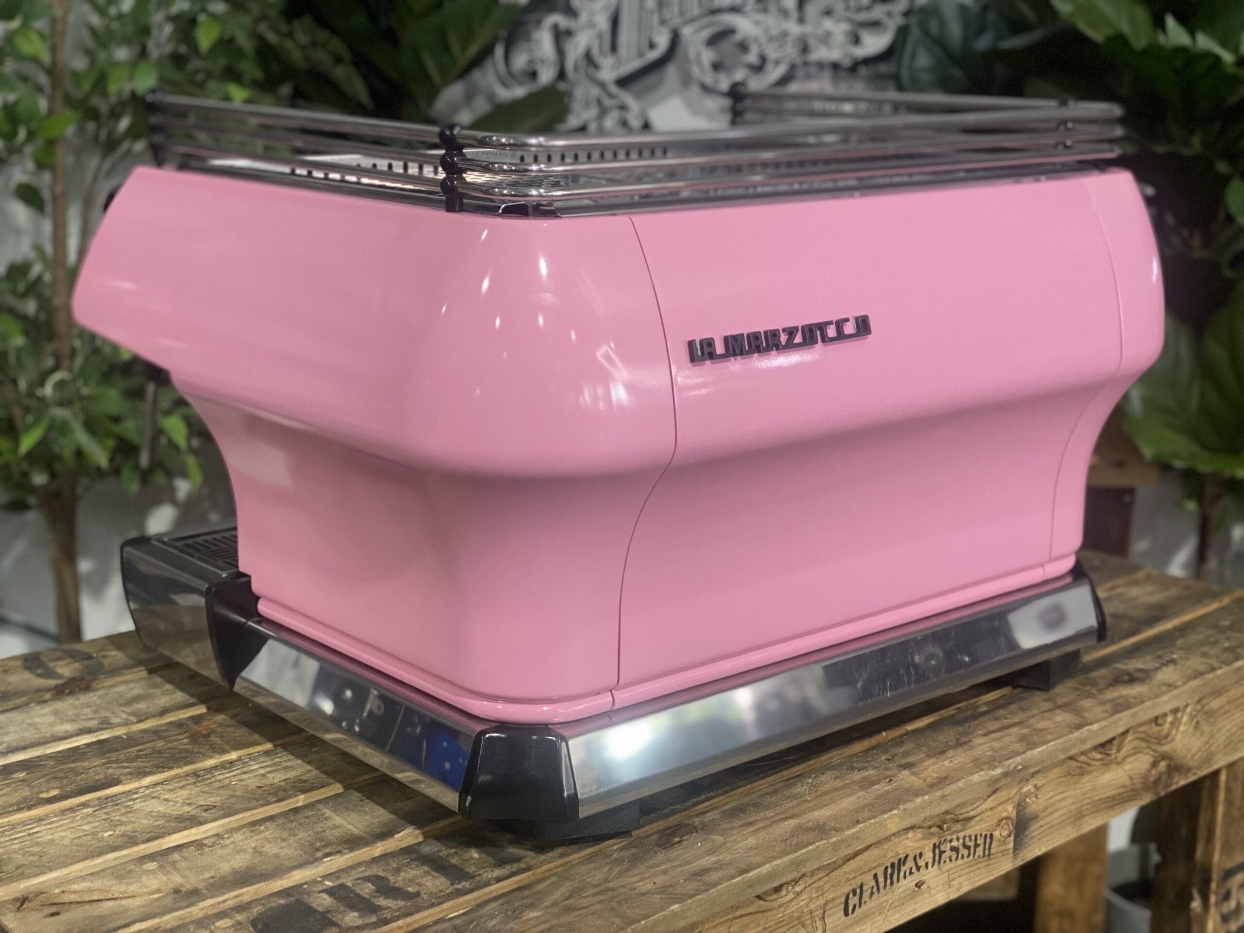 La  Marzocco FB80 2 Group Pink &amp; Timber