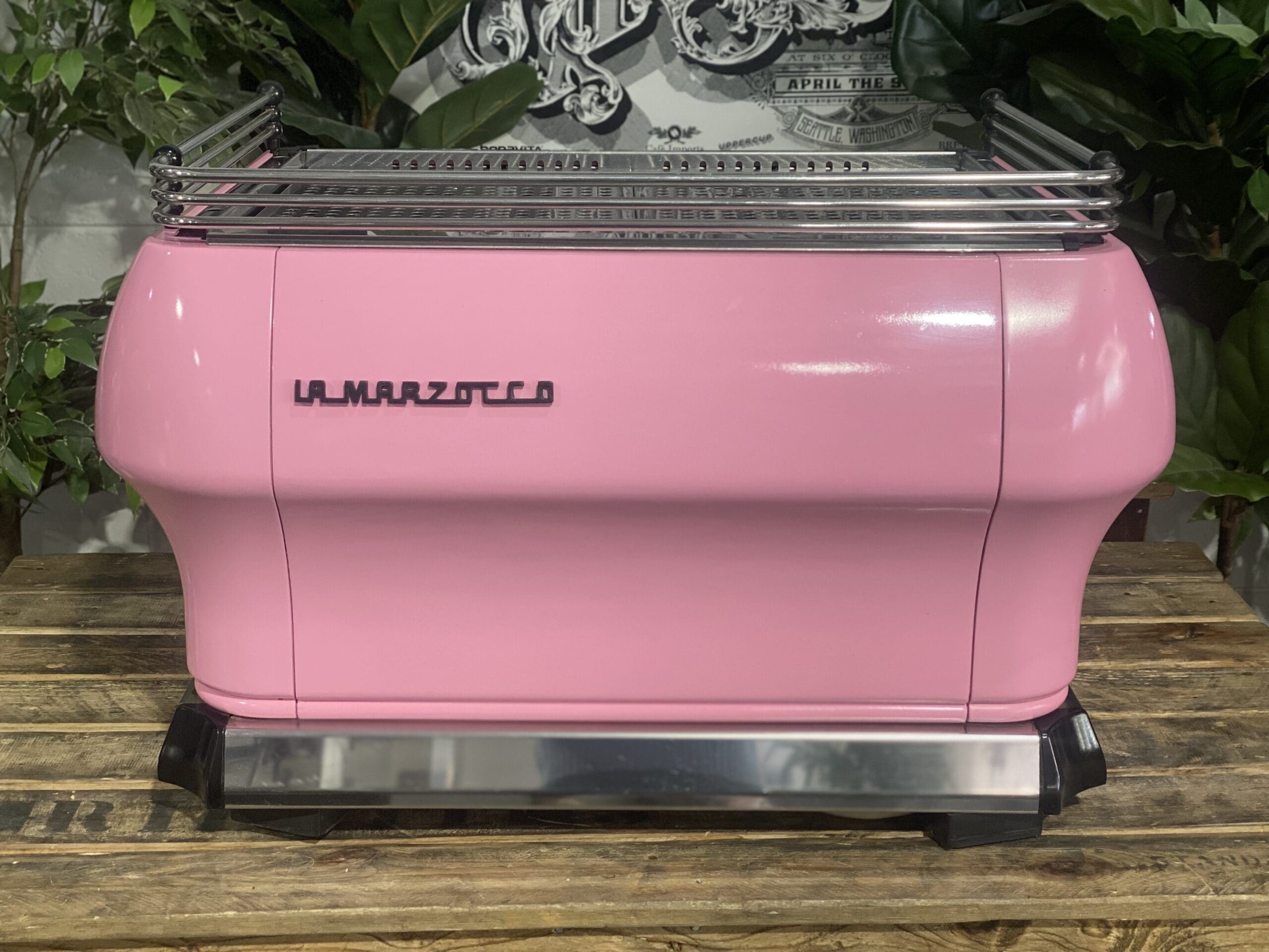 La  Marzocco FB80 2 Group Pink &amp; Timber