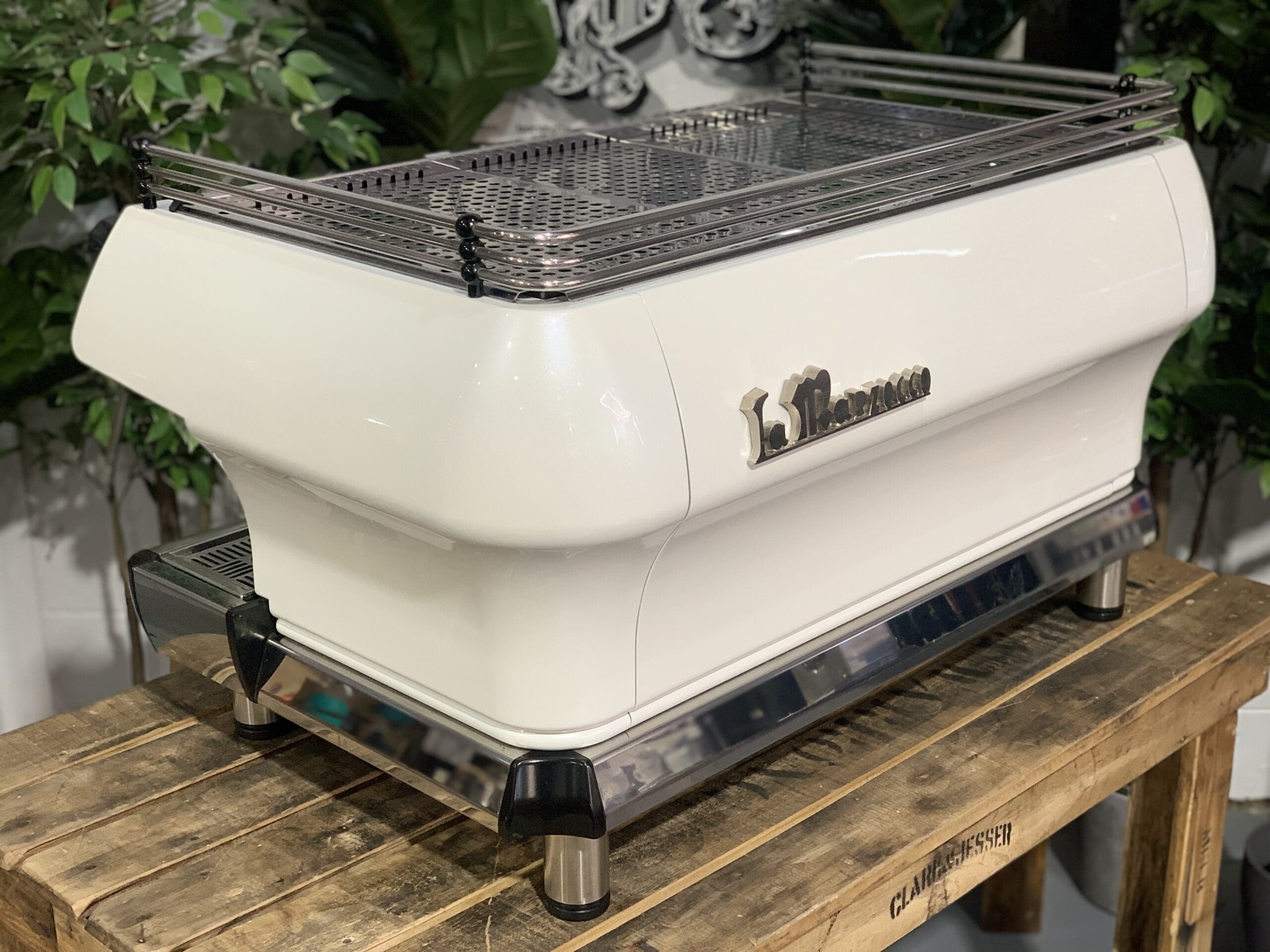 La  Marzocco FB80 3 Group Pearl White