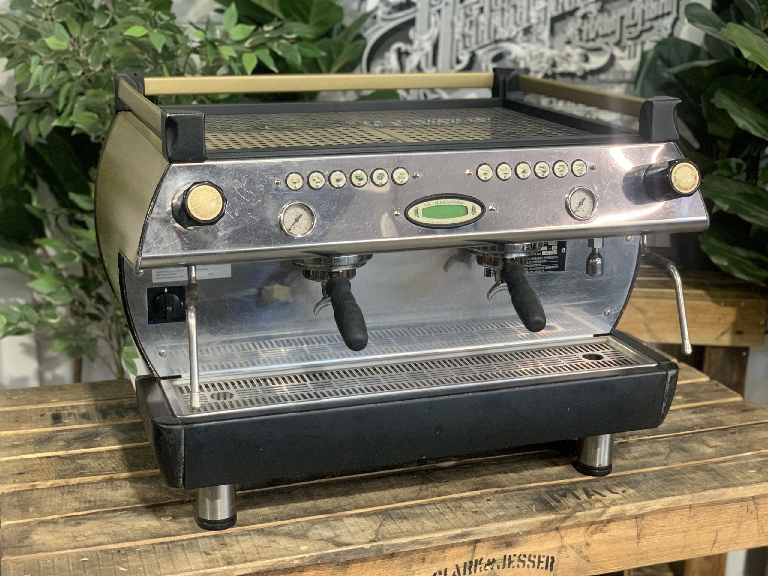 La Marzocco GB5 2 Group Black & Gold