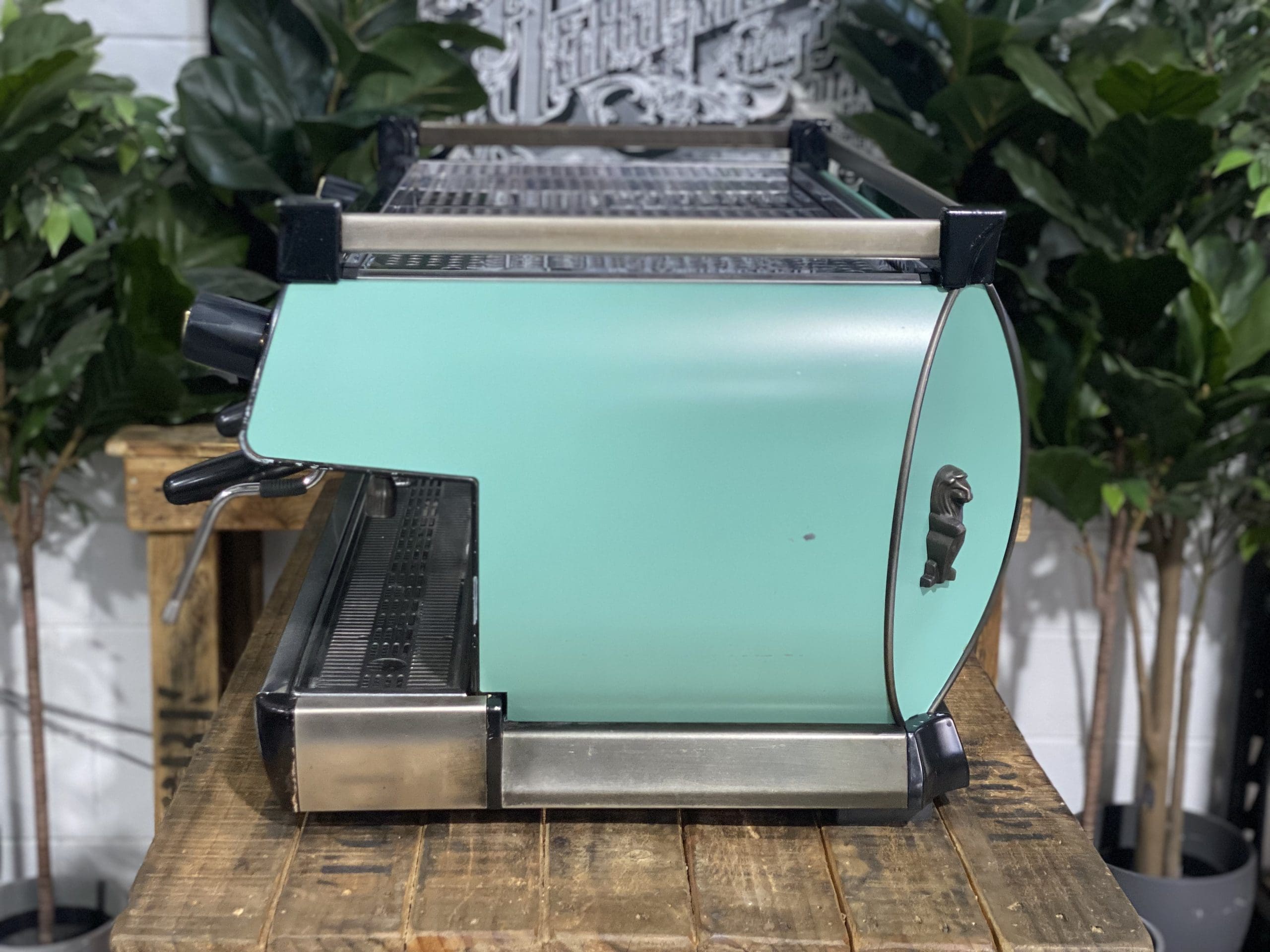 La Marzocco GB5 3 Group Duck Egg Blue Espresso Coffee Machine