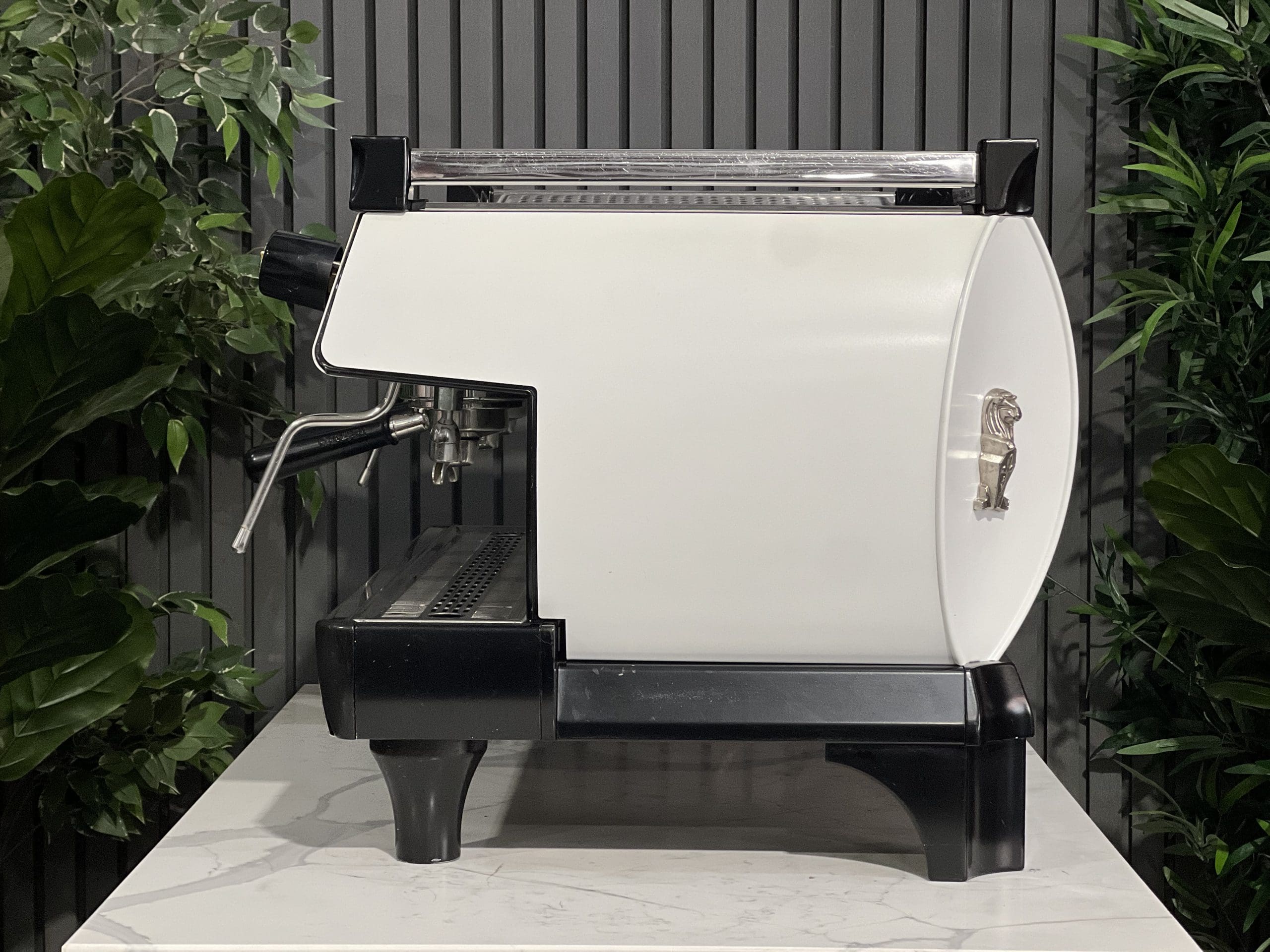 La Marzocco GB5 3 Group High Feet Full White