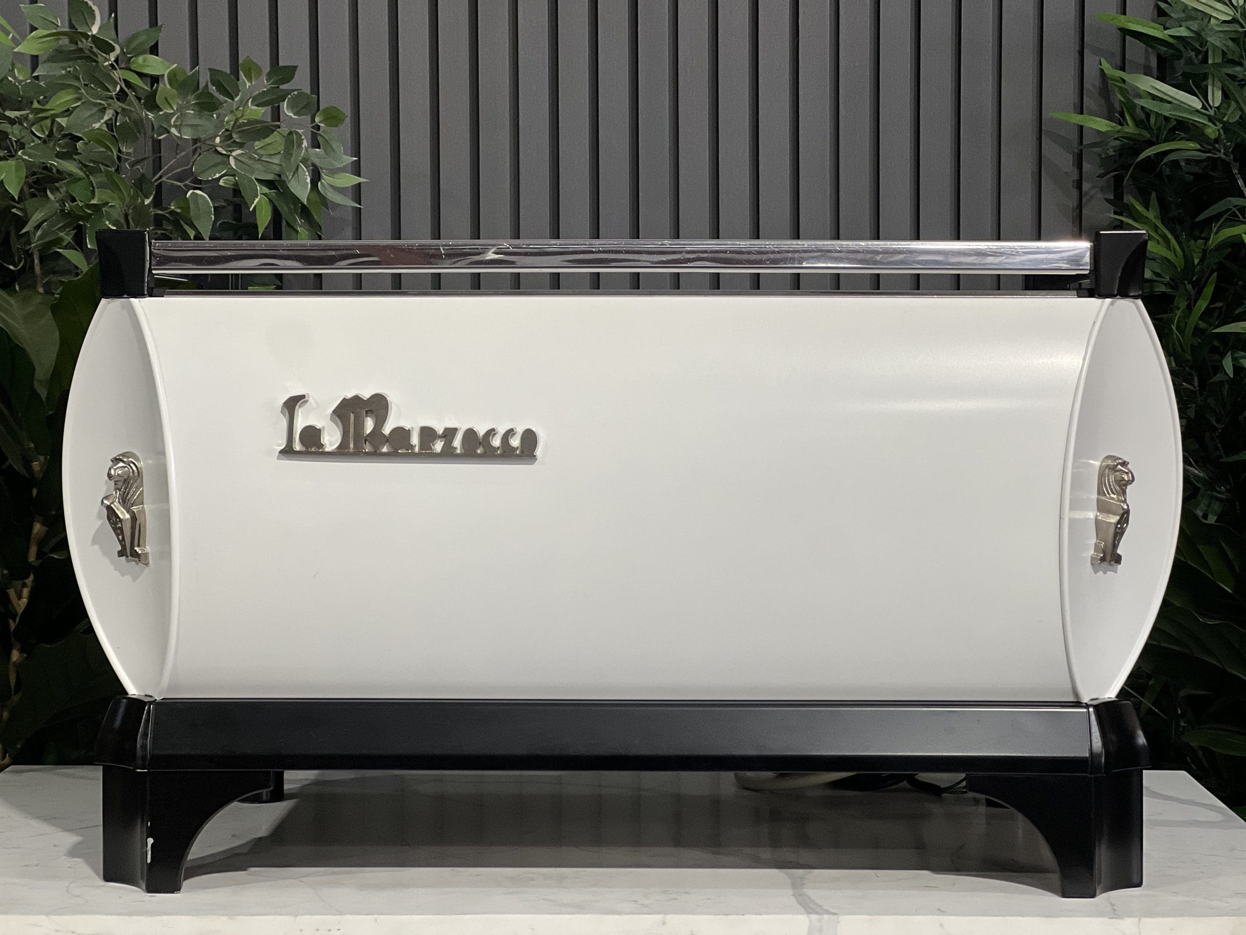 La Marzocco GB5 3 Group High Feet Full White