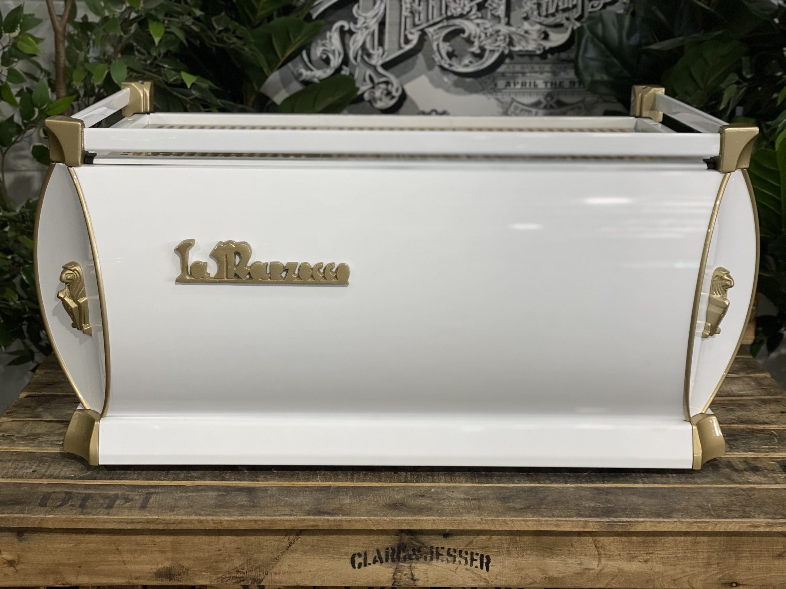 La Marzocco GB5 3 Group White &amp; Gold Espresso Coffee Machine