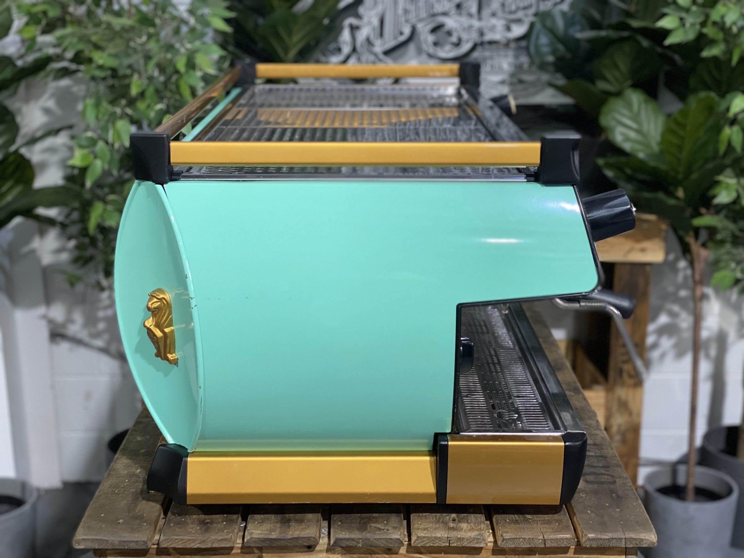 La Marzocco GB5 4 Group Green &amp; Gold