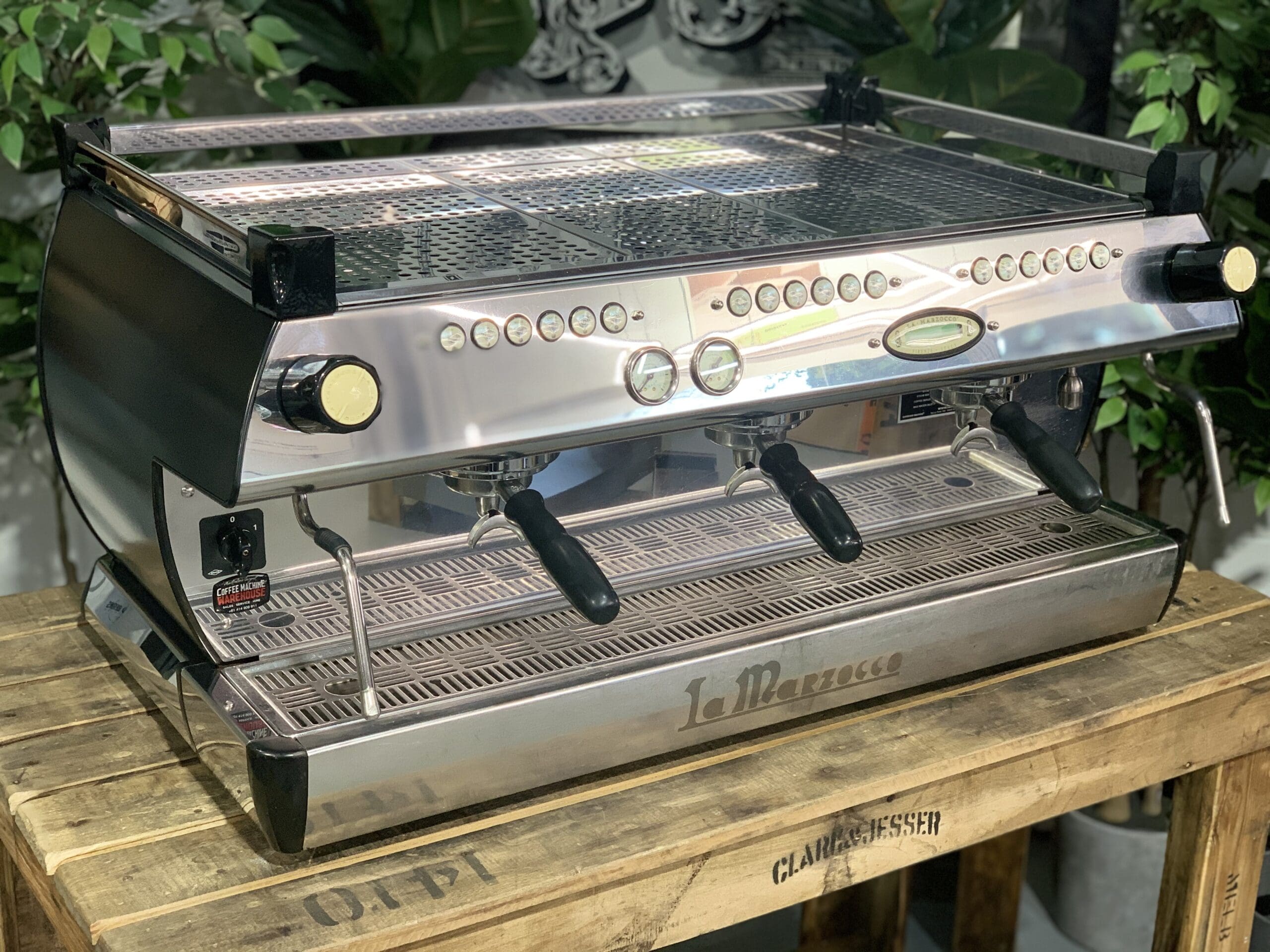 La  Marzocco FB80 3 Group Black &amp; Gold