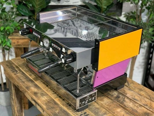 La Marzocco Linea 2 Group Orange & Purple