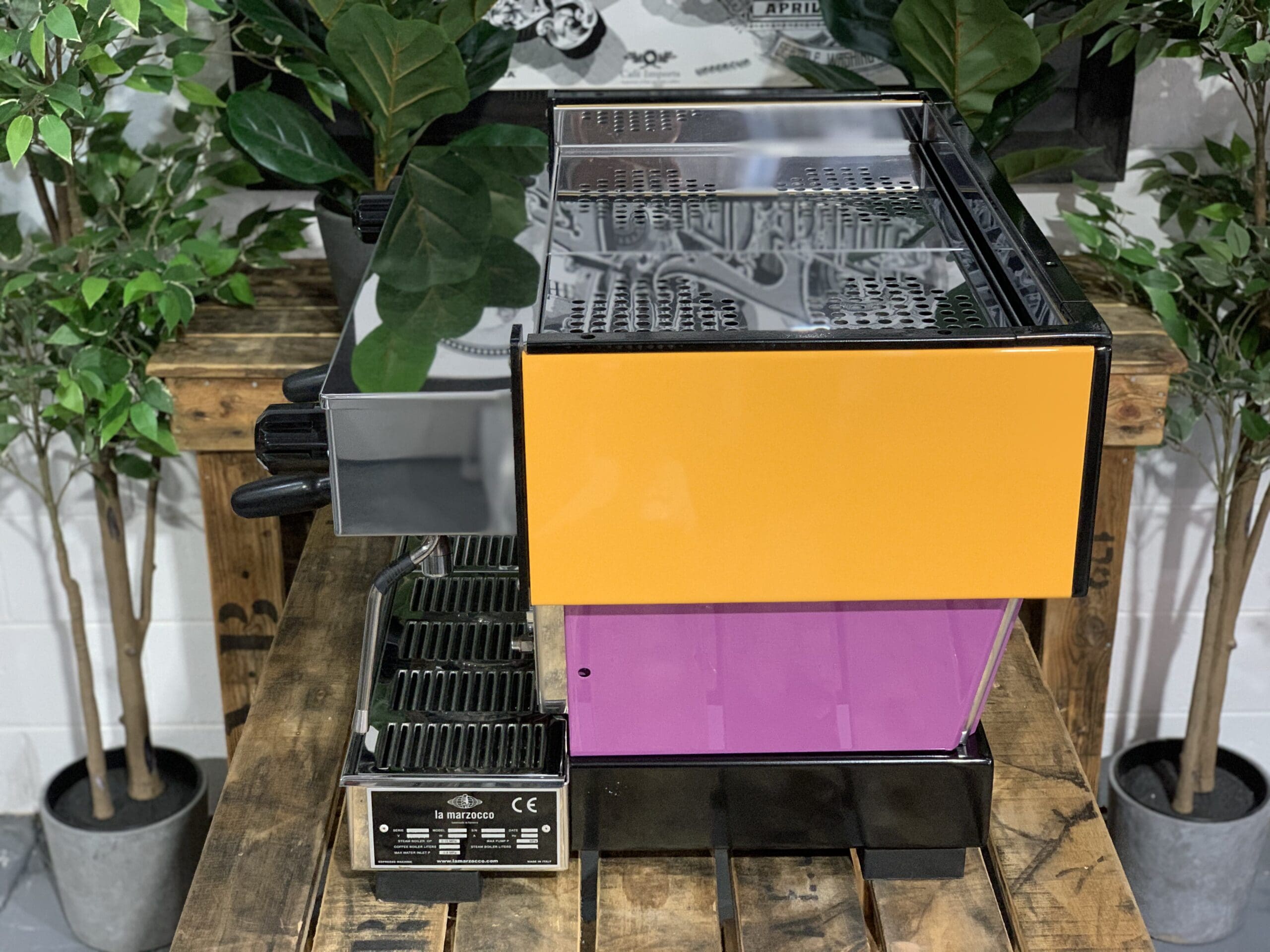 La Marzocco Linea Classic 2 Group Purple & Orange