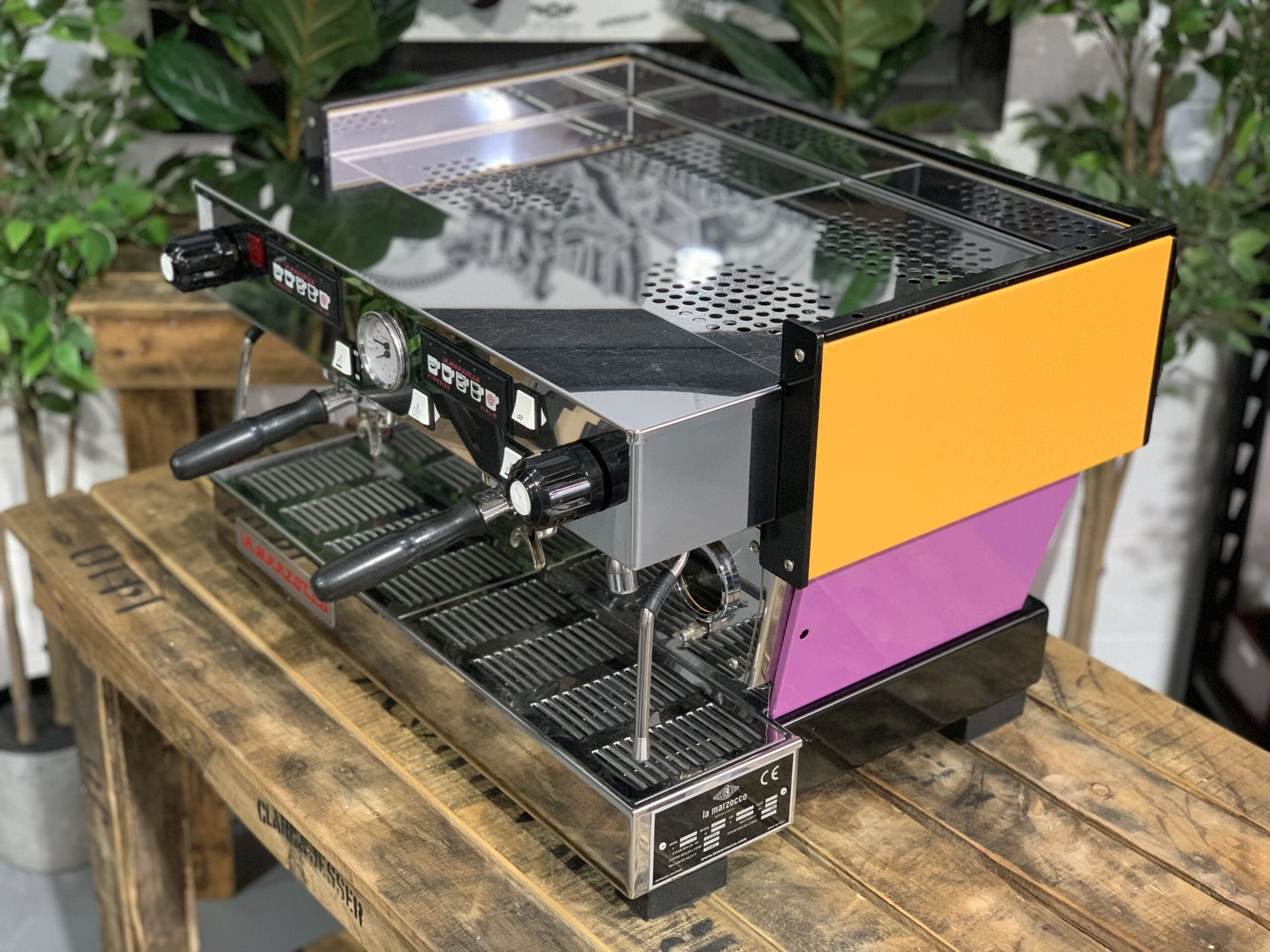 La Marzocco Linea Classic 2 Group Purple & Orange