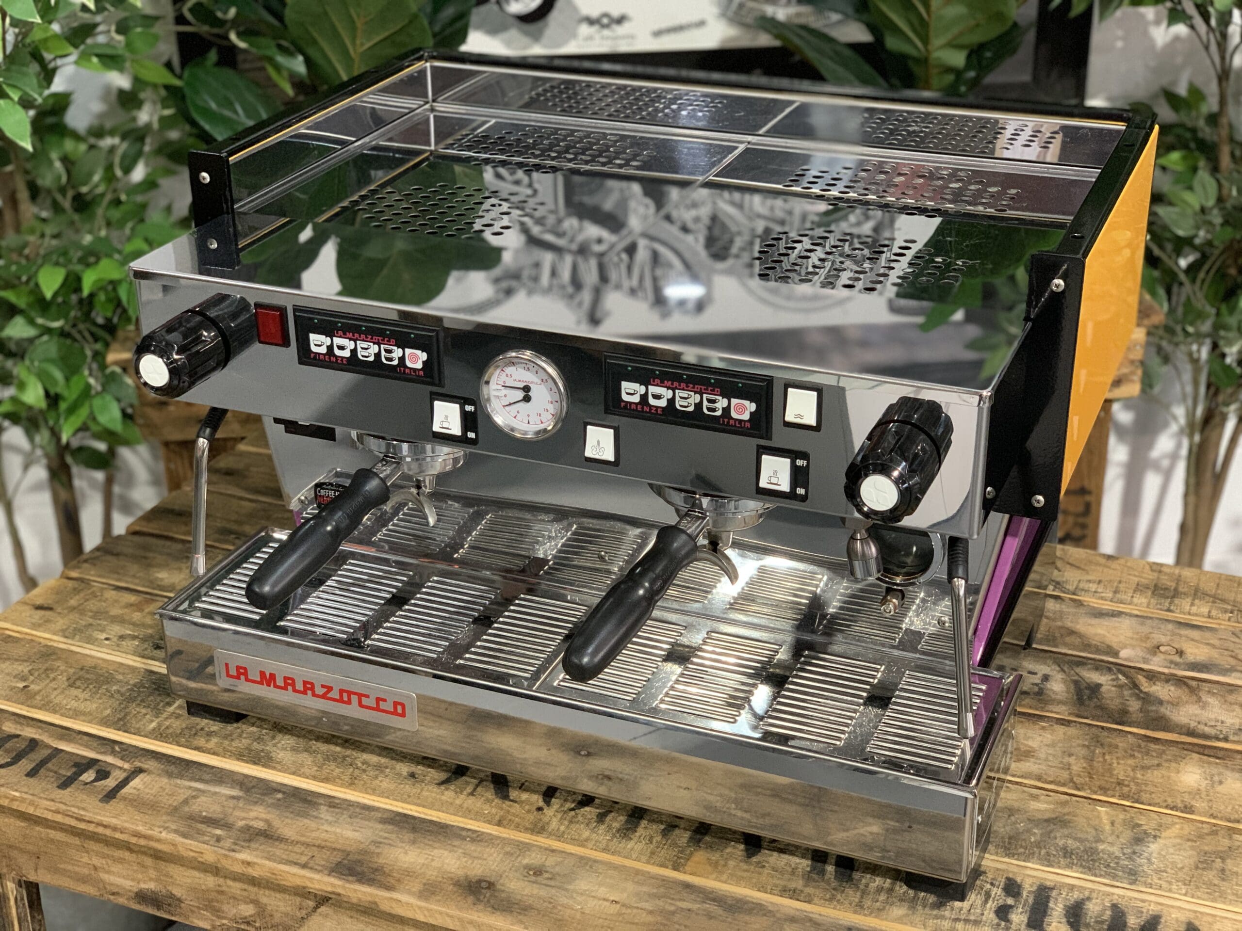 La Marzocco Linea Classic 2 Group Purple & Orange