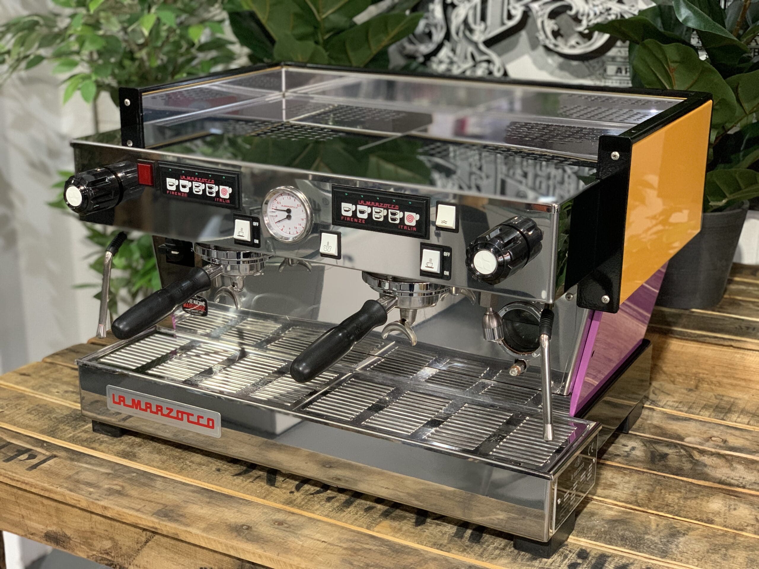 La Marzocco Linea Classic 2 Group Purple & Orange