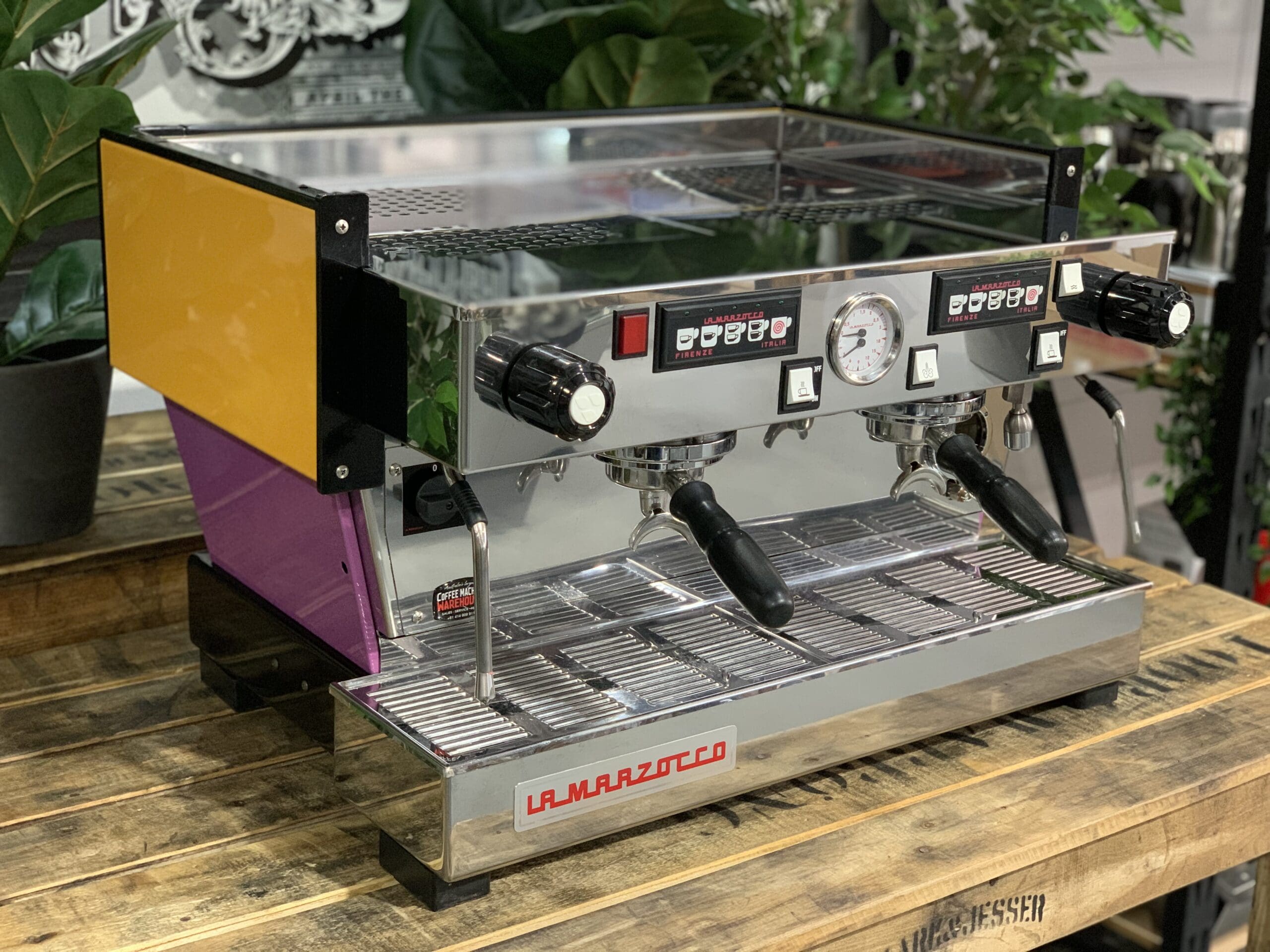 La Marzocco Linea Classic 2 Group Purple & Orange