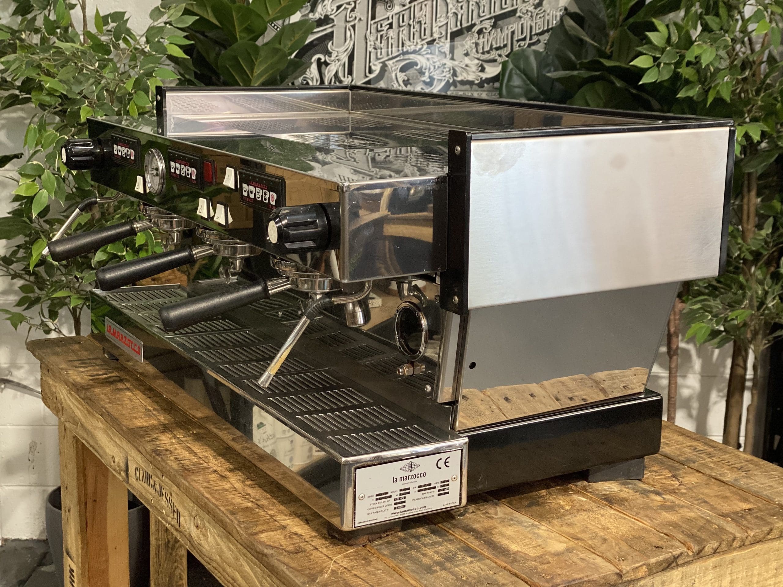 La Marzocco Linea Classic High Cup 3 Group Stainless Espresso Coffee Machine