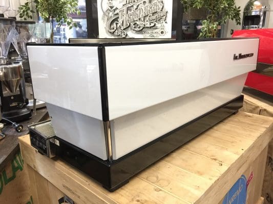 La Marzocco Linea 4 Group White with Chrono Touch Pads