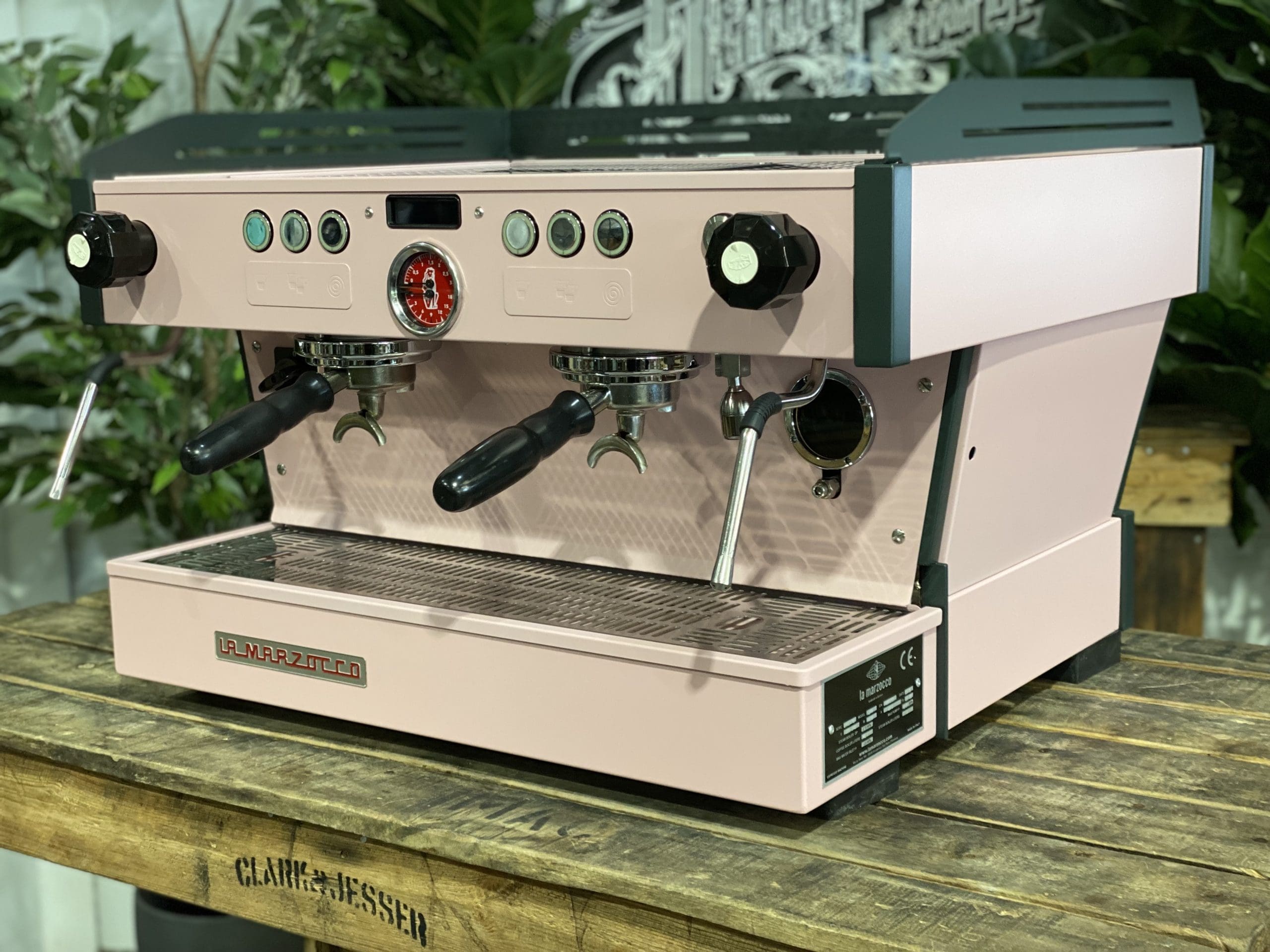 La Marzocco Linea PB 2 Group Pink & Charcoal