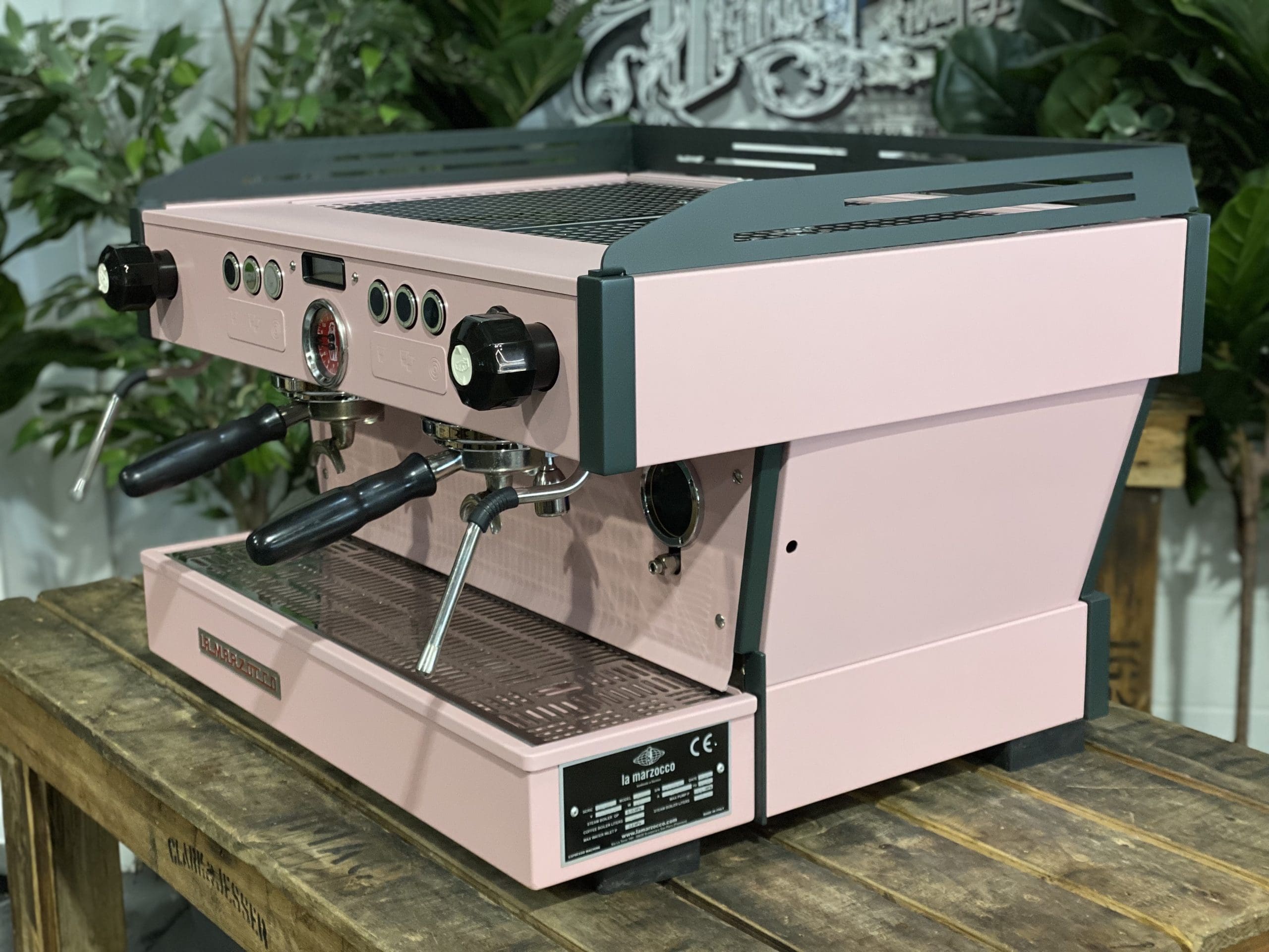 La Marzocco Linea PB 2 Group Pink & Charcoal