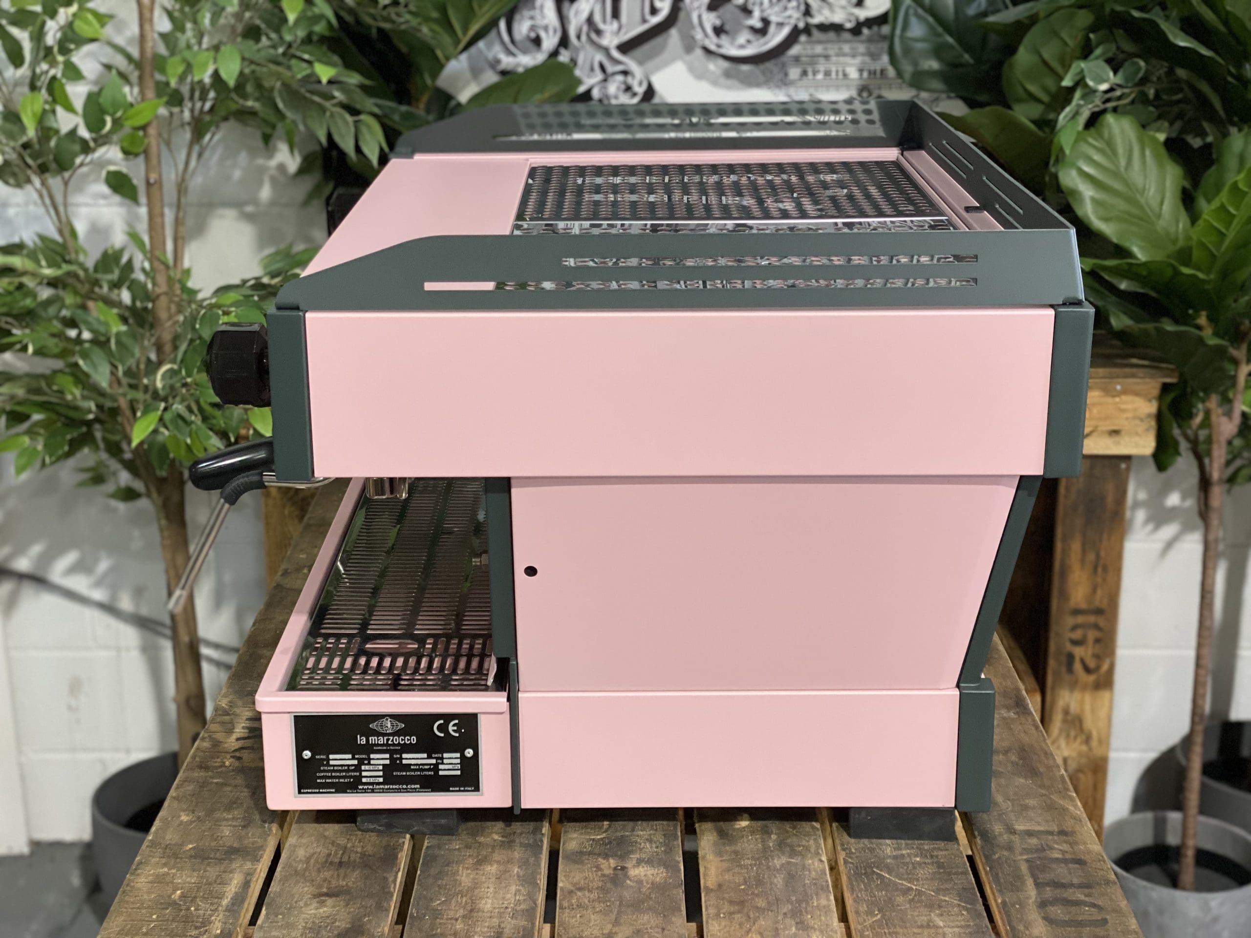 La Marzocco Linea PB 2 Group Pink & Charcoal