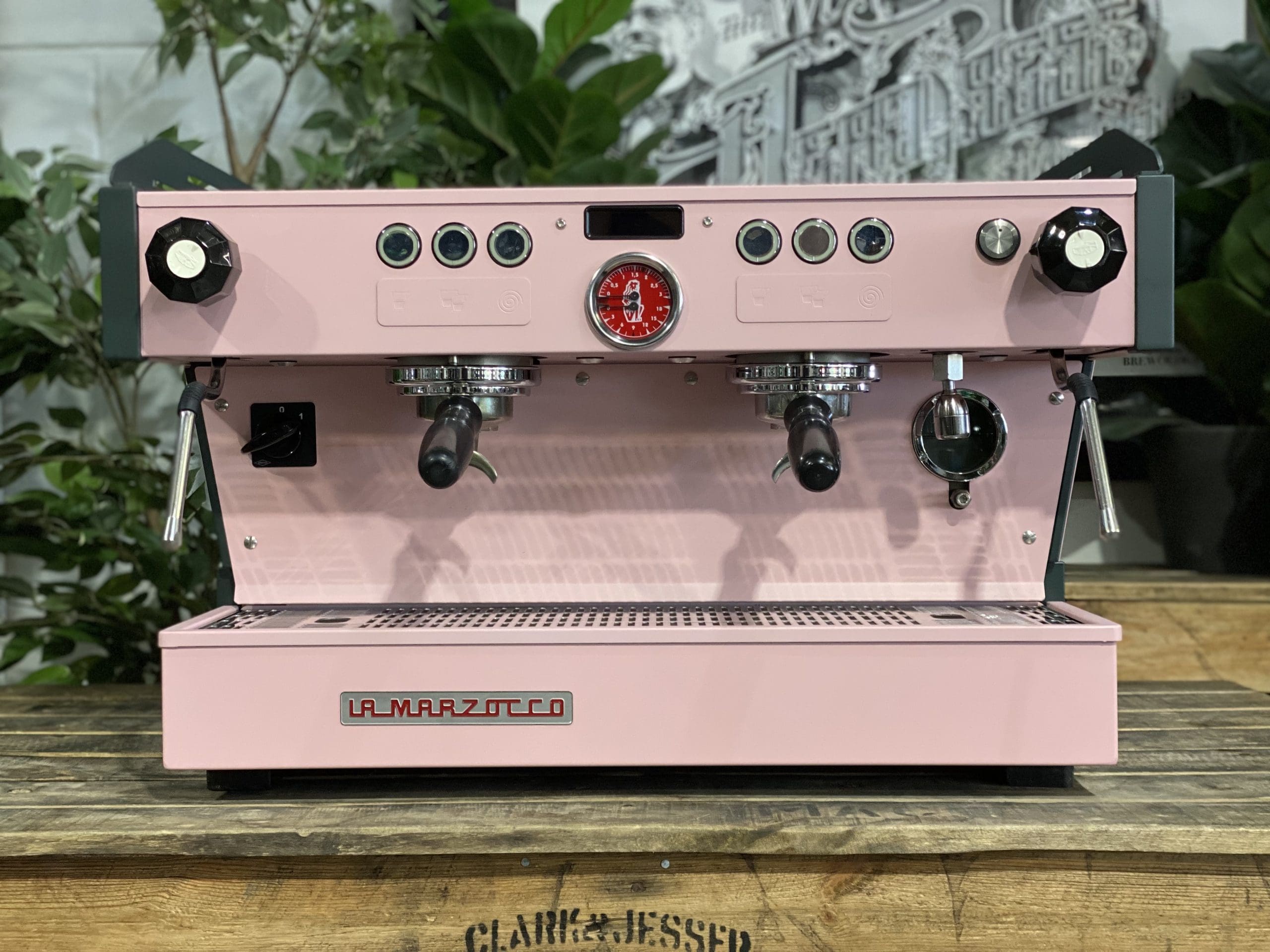 La Marzocco Linea PB 2 Group Pink & Charcoal