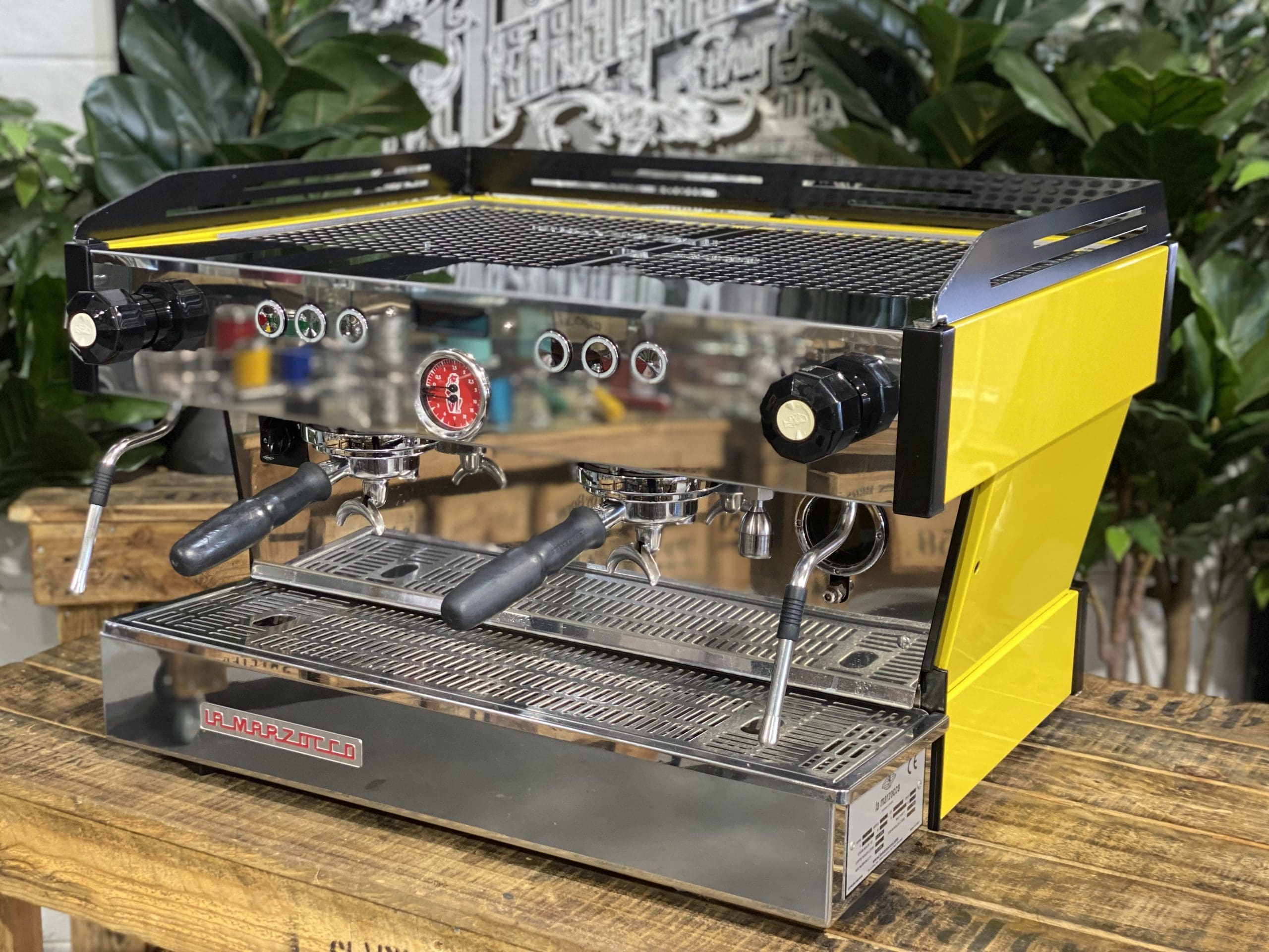 La Marzocco Linea PB 2 Group Yellow & Black Espresso Coffee Machine