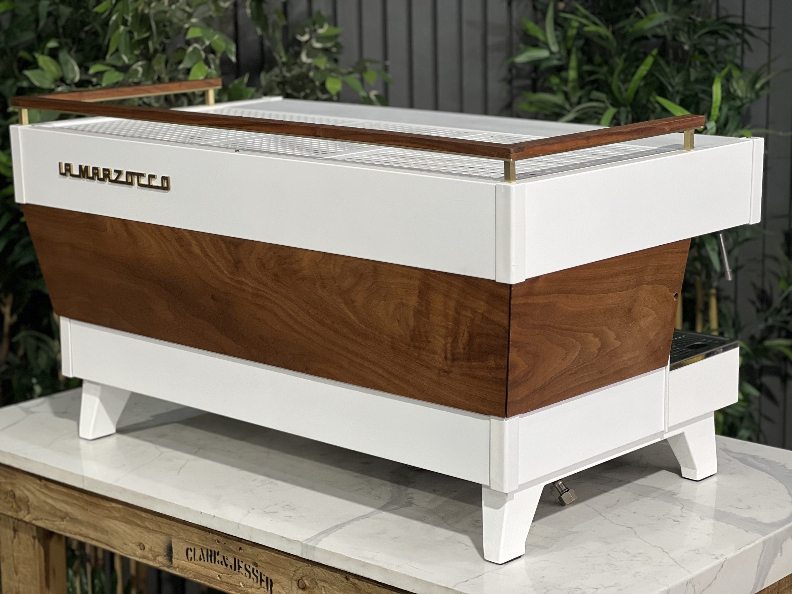 La Marzocco Linea PB 3 Group ABR White & Timber