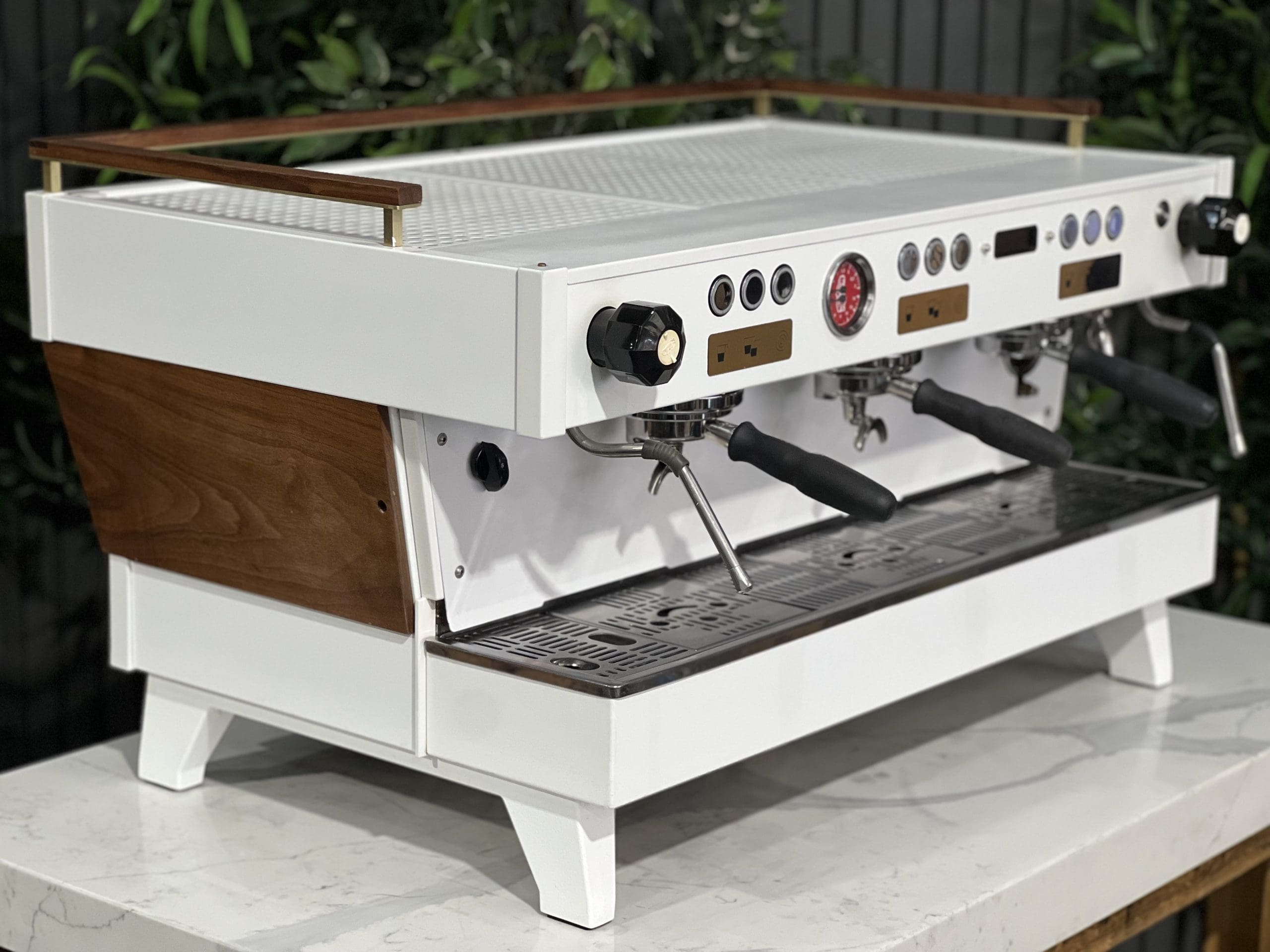 La Marzocco Linea PB 3 Group ABR White & Timber