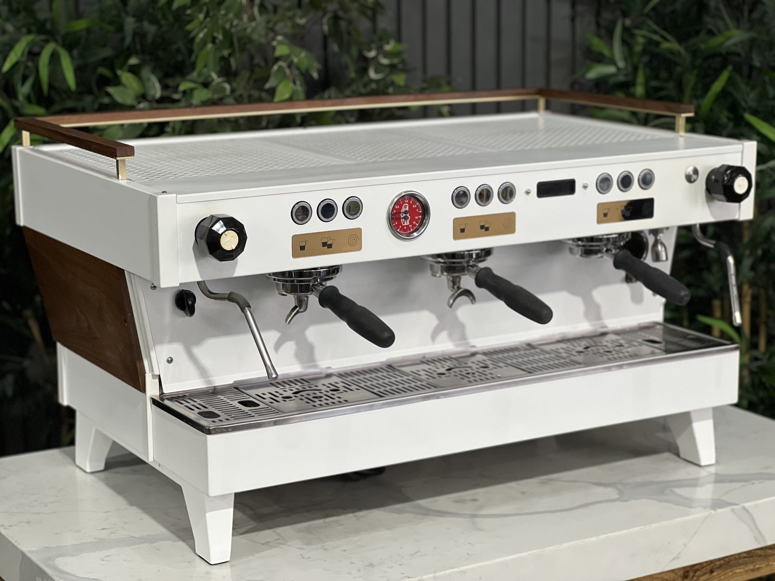 La Marzocco Linea PB 3 Group ABR White & Timber