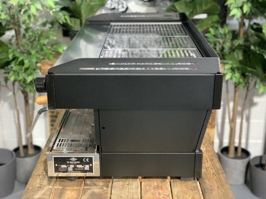 La Marzocco Linea PB 3 Group Black with Timber Handles