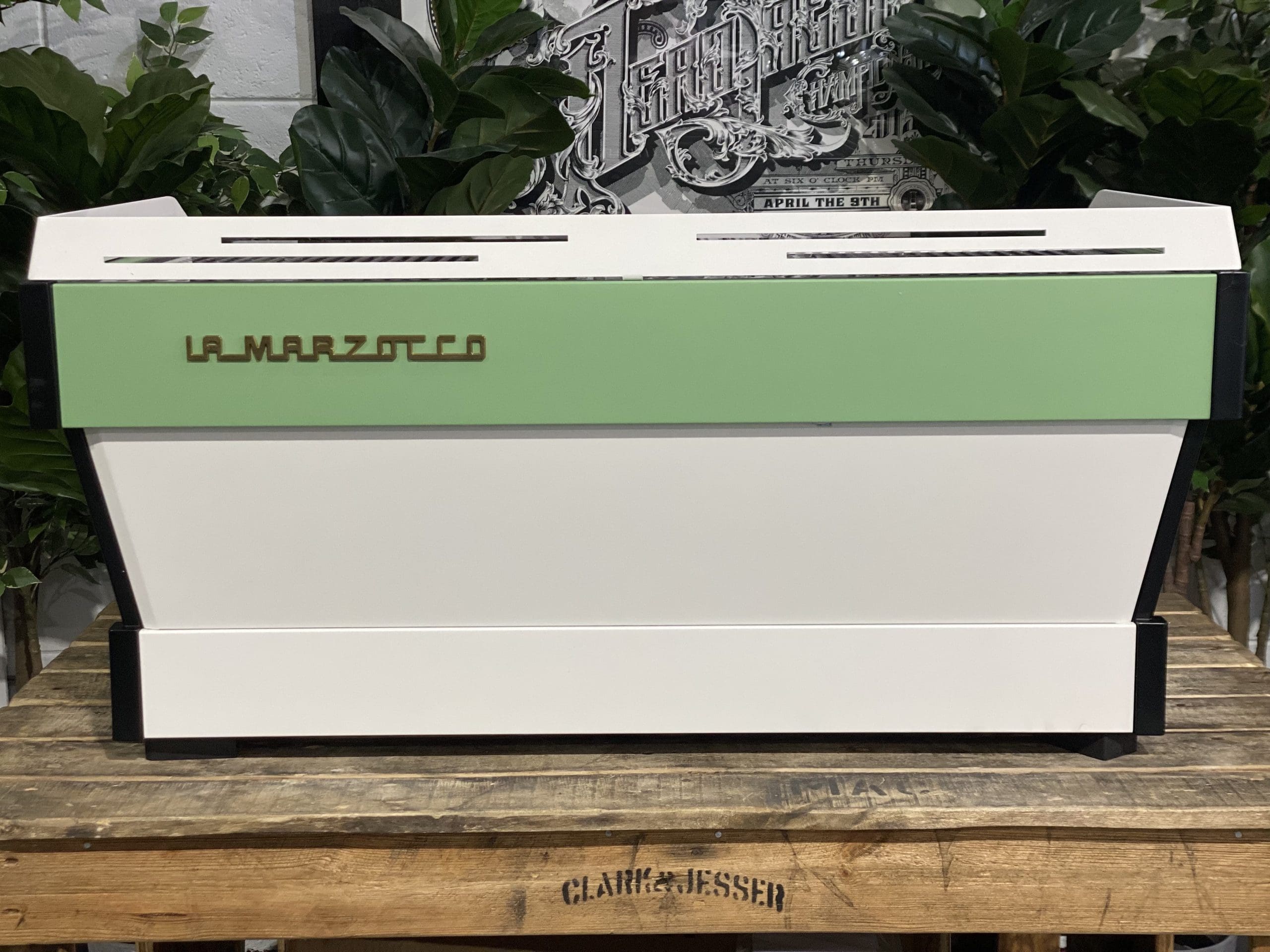 La Marzocco Linea PB 3 Group Green & White Espresso Coffee Machine