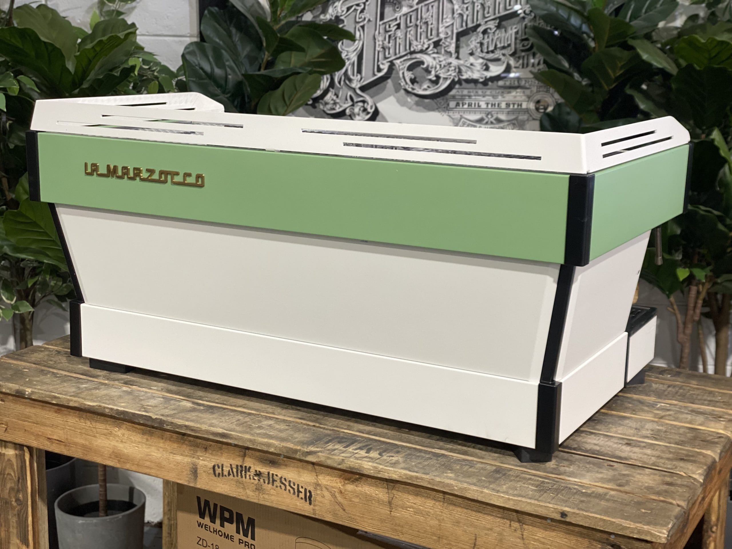 La Marzocco Linea PB 3 Group Green & White Espresso Coffee Machine