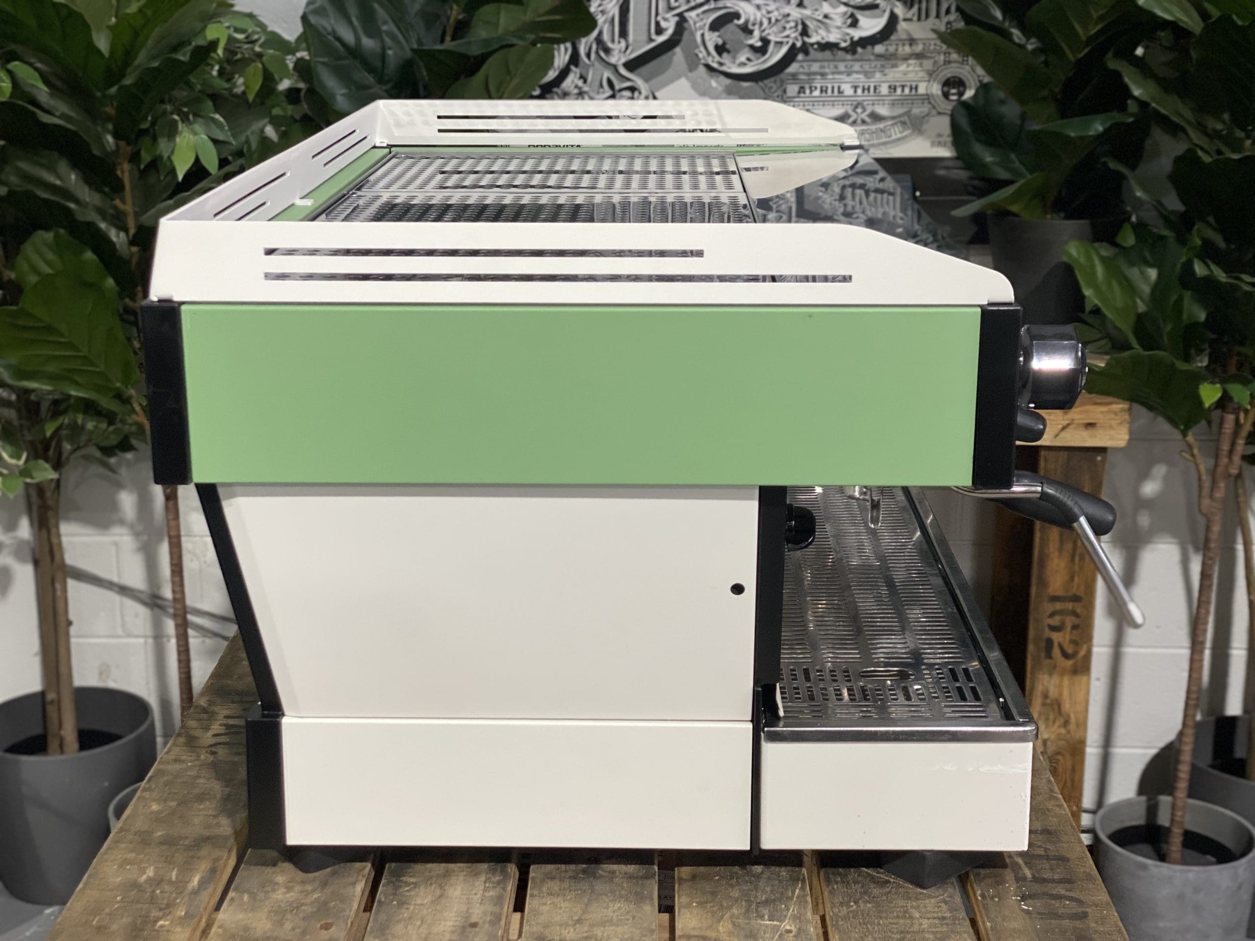 La Marzocco Linea PB 3 Group Green & White Espresso Coffee Machine