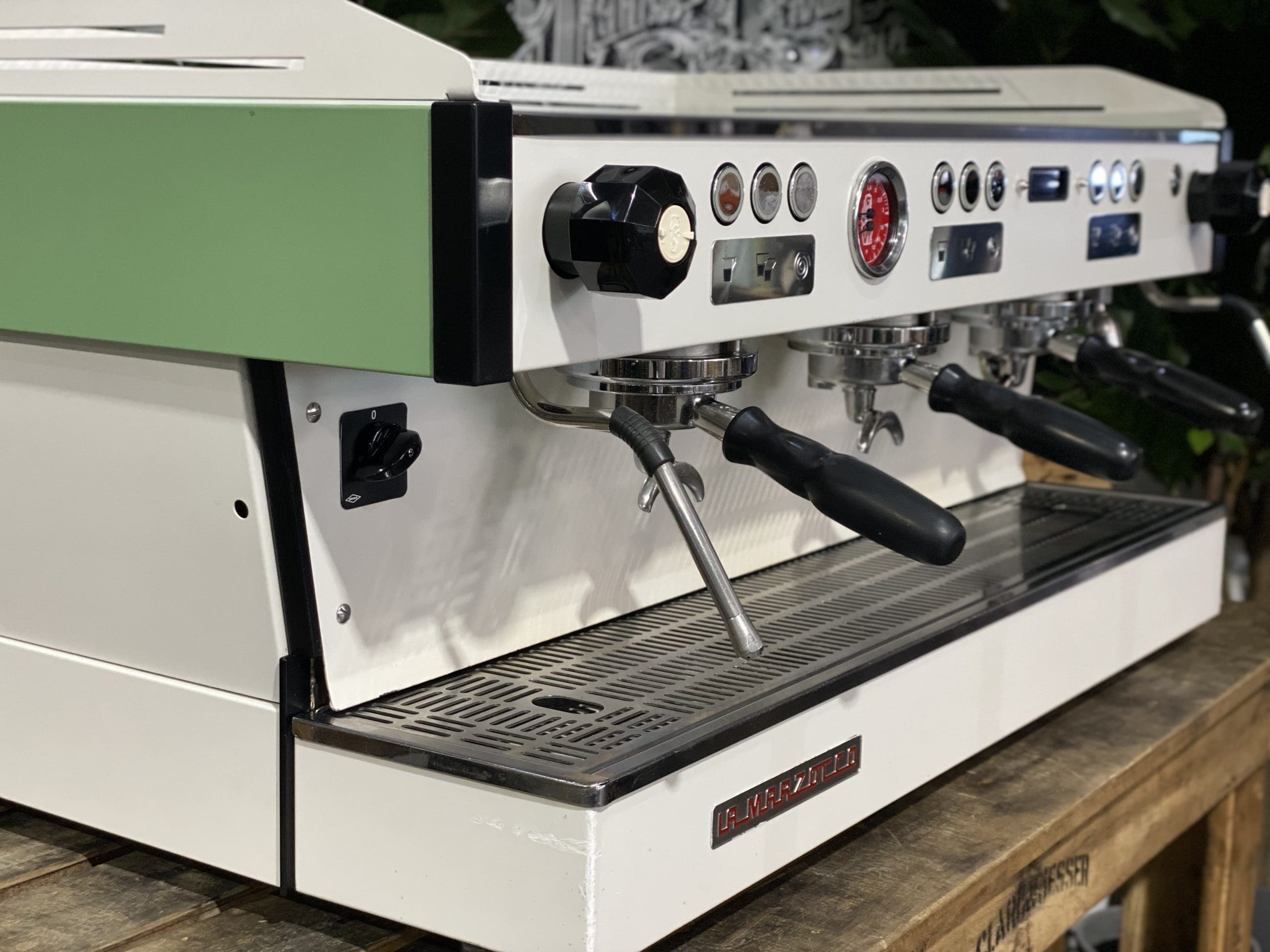 La Marzocco Linea PB 3 Group Green & White Espresso Coffee Machine