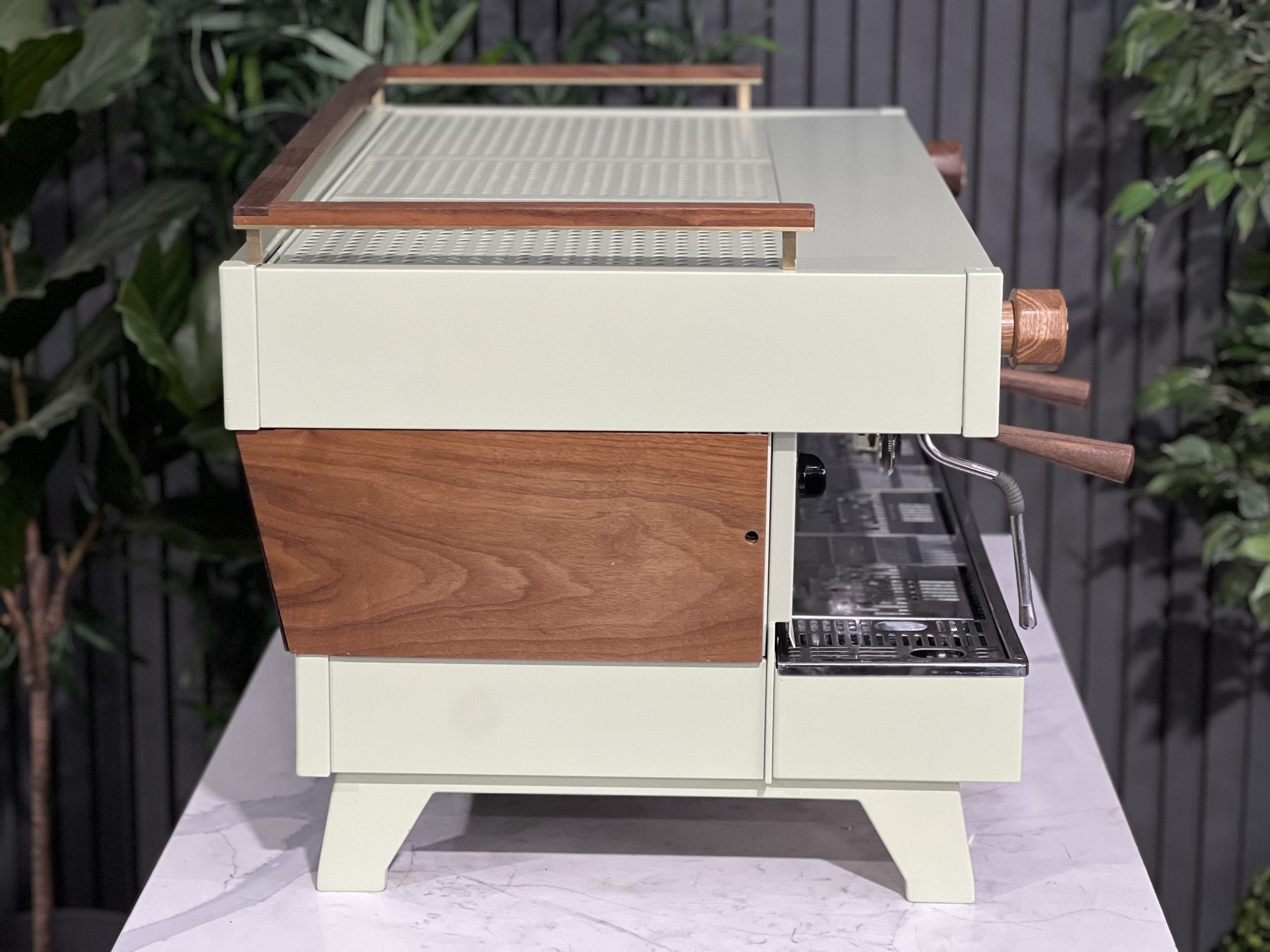 La Marzocco Linea PB 3 Group ABR Sage Green & Timber